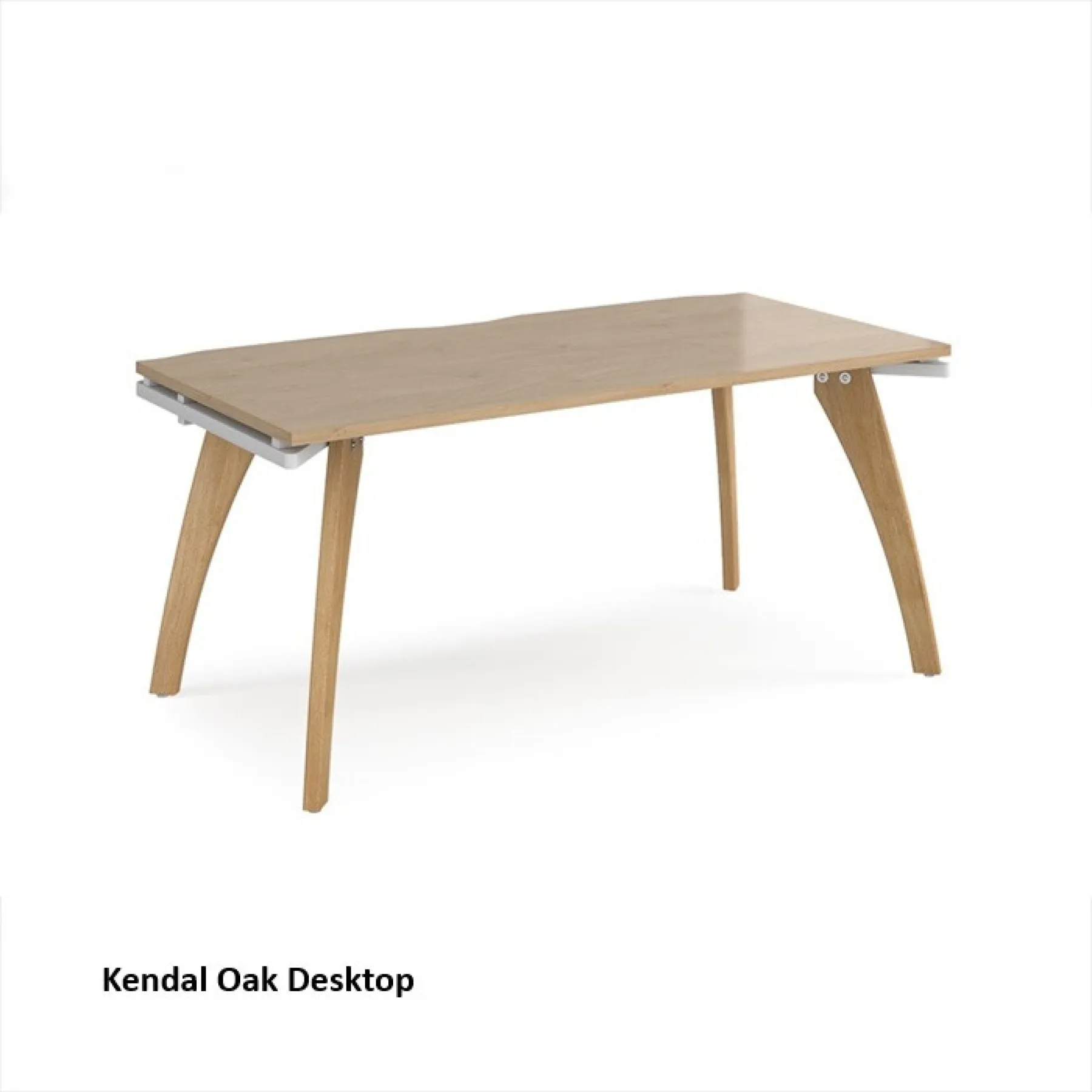 Dams fuze single desk fz168 kendal oak desktop