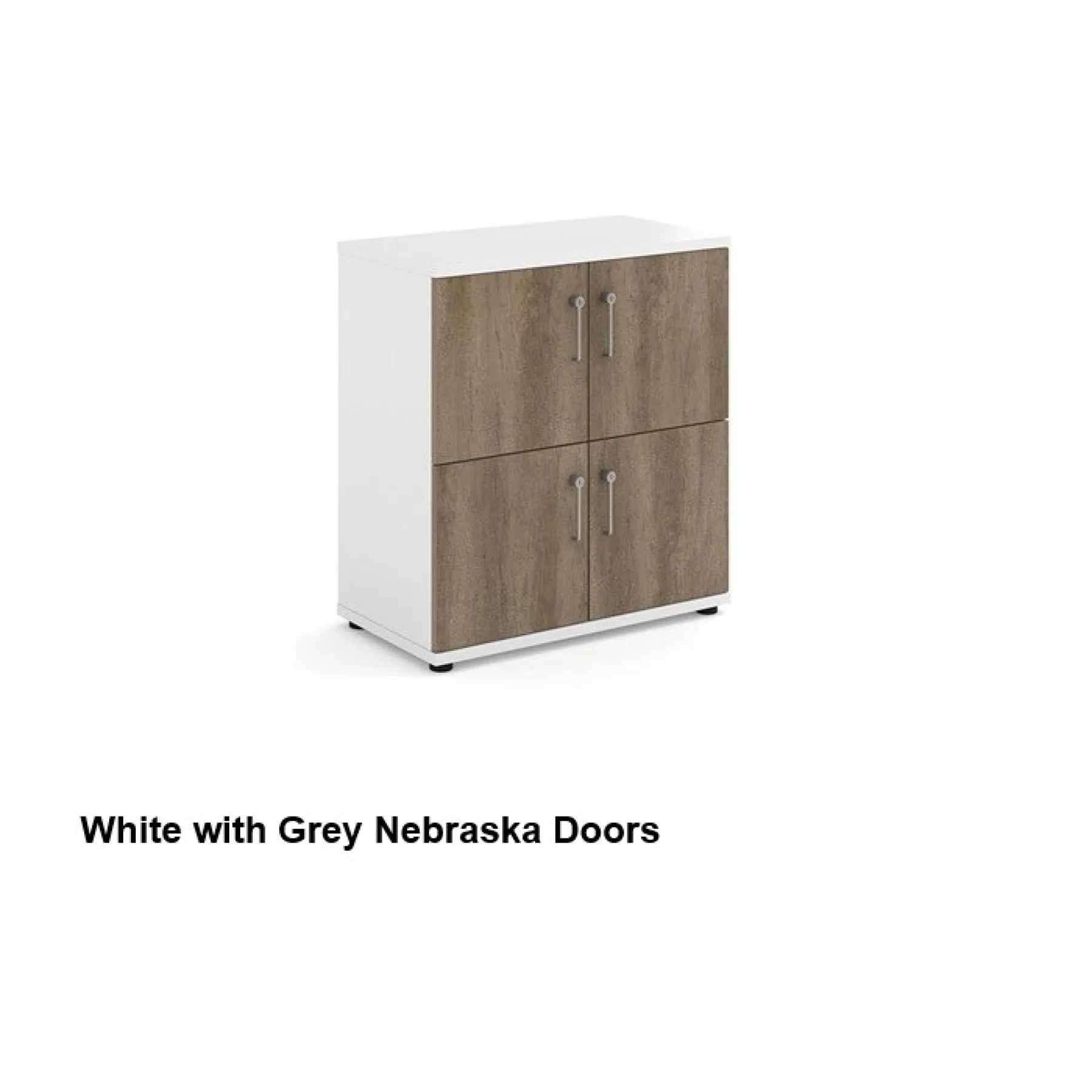 4 door wooden lockers lck4d white grey nebraska