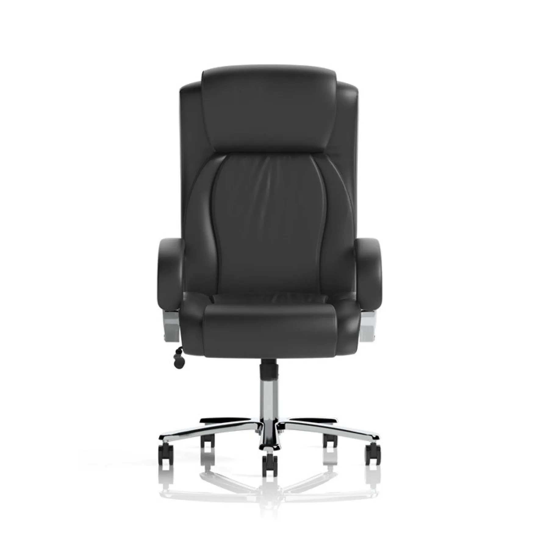 Austin heavy duty operator office chair black pu 200kg