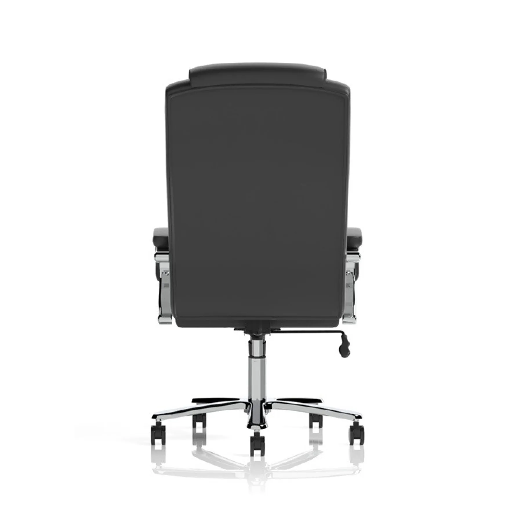Austin heavy duty operator office chair black pu 200kg rear