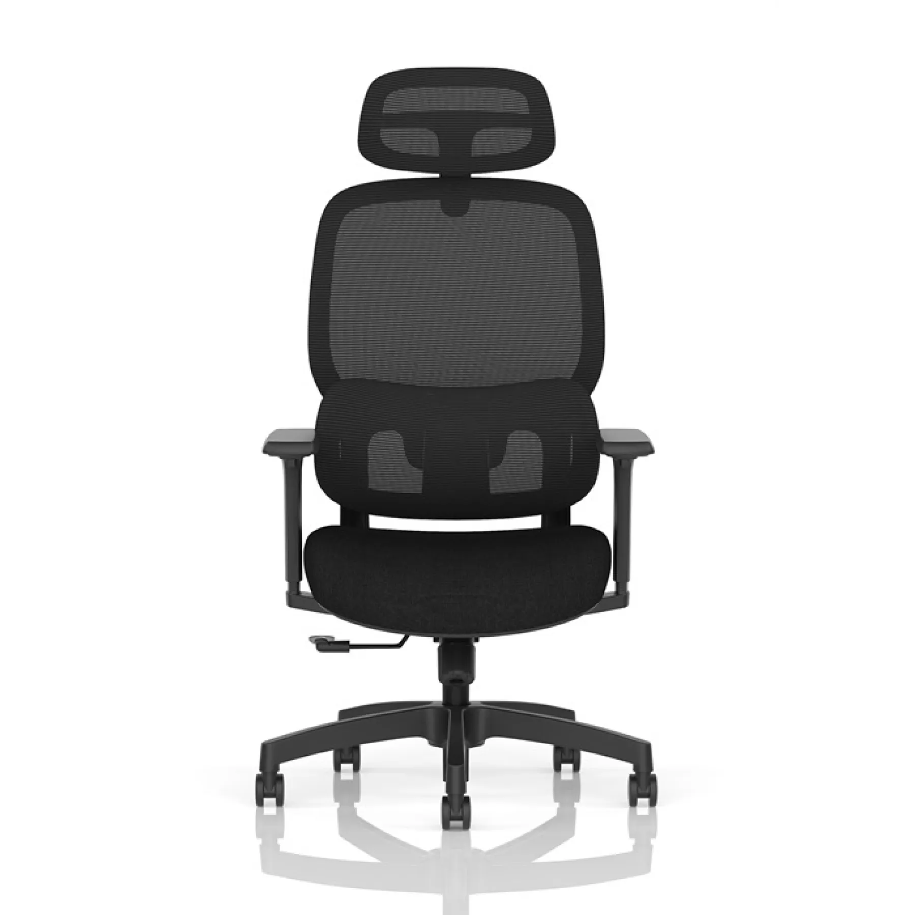 Rowan mesh back office chair black ergonomic 150kg front