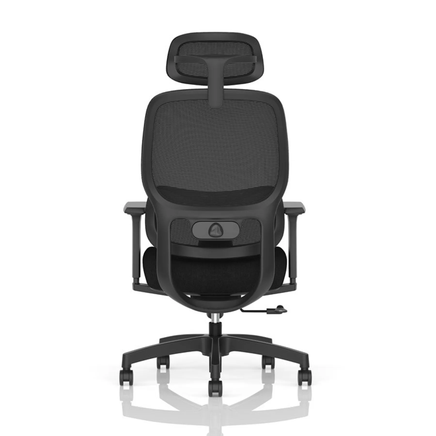 Rowan mesh back office chair black ergonomic 150kg rear