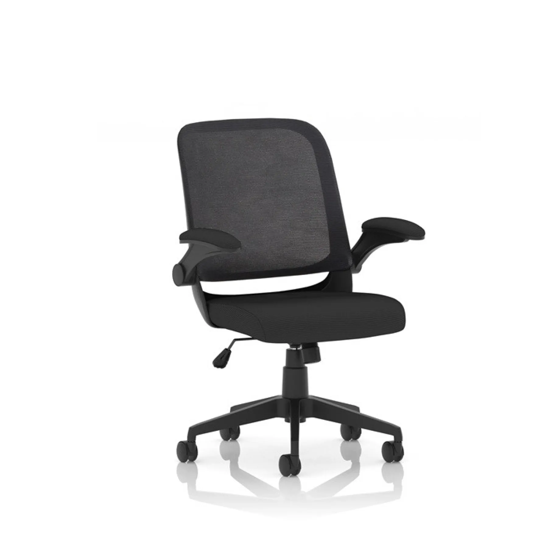 Crew mesh back operator office chair folding arms black 110kg main