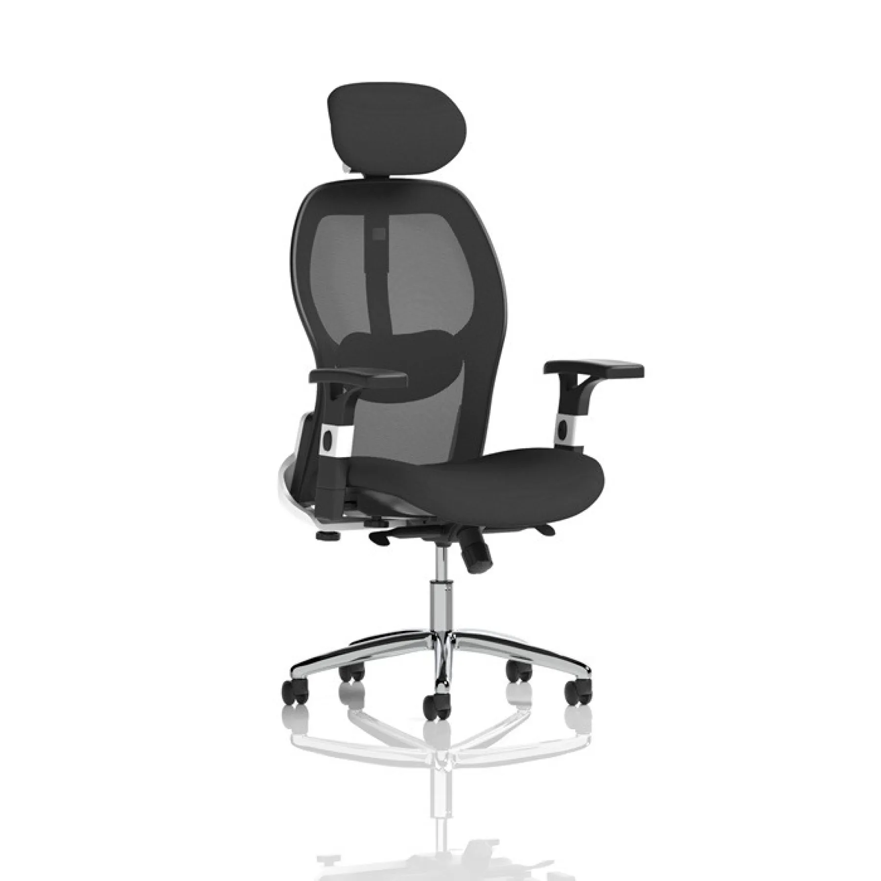Sanderson ii ergonomic mesh executive office chair headrest 125kg main