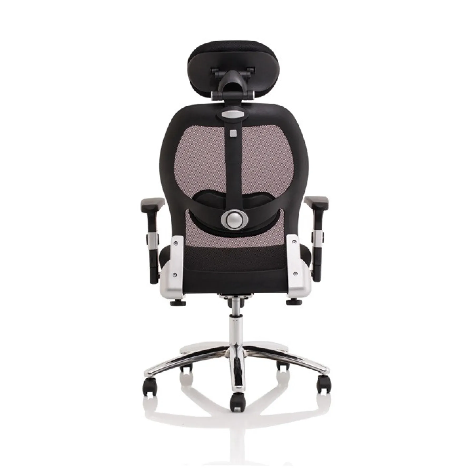 Sanderson ii ergonomic mesh executive office chair headrest 125kg rear