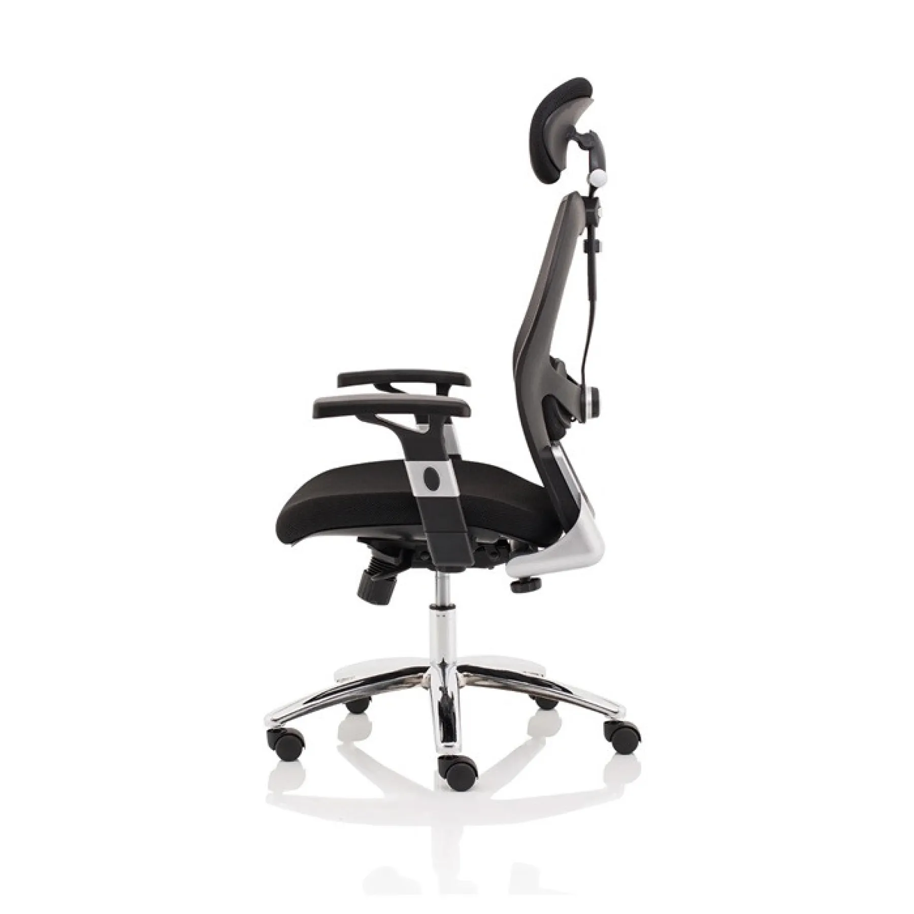 Sanderson ii ergonomic mesh executive office chair headrest 125kg side