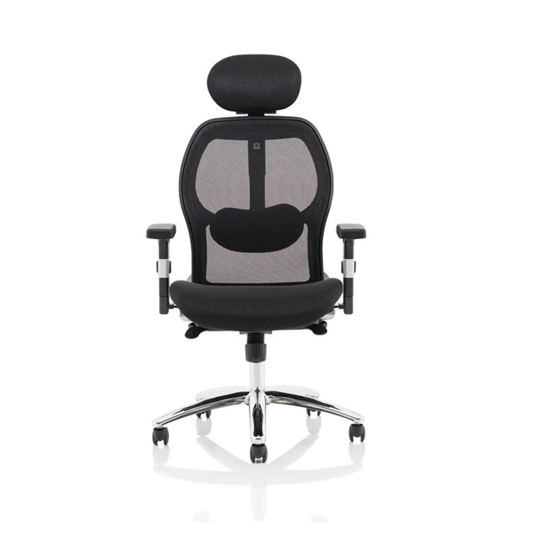 Sanderson ii ergonomic mesh executive office chair headrest 125kg front