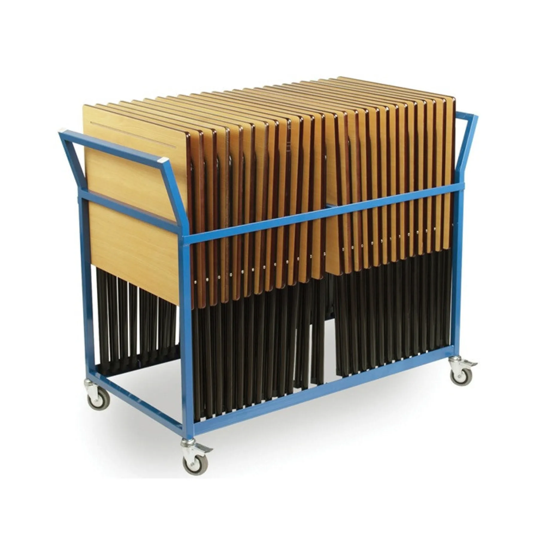 Monarch exam desks pack of 25 with trolley main