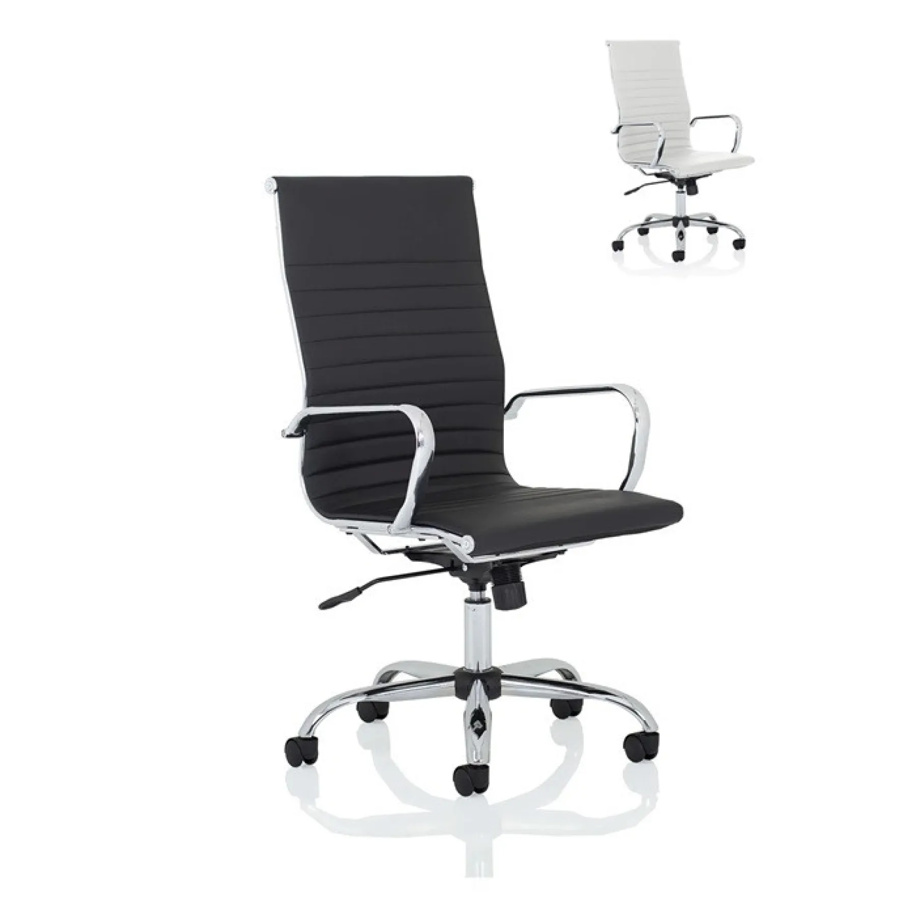 Nola executive high back chair black leather op000226 main