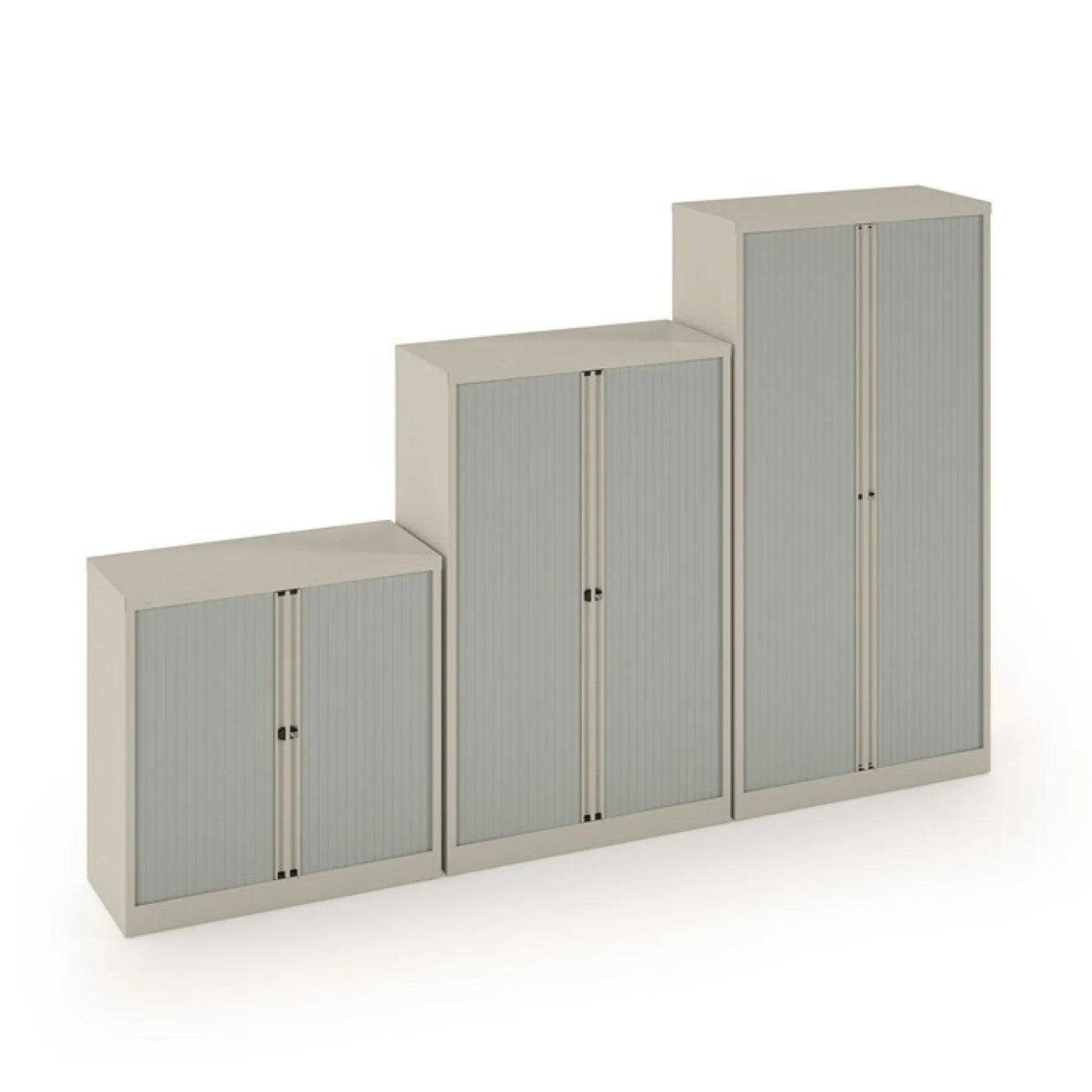 Steel tambour cupboards on sale