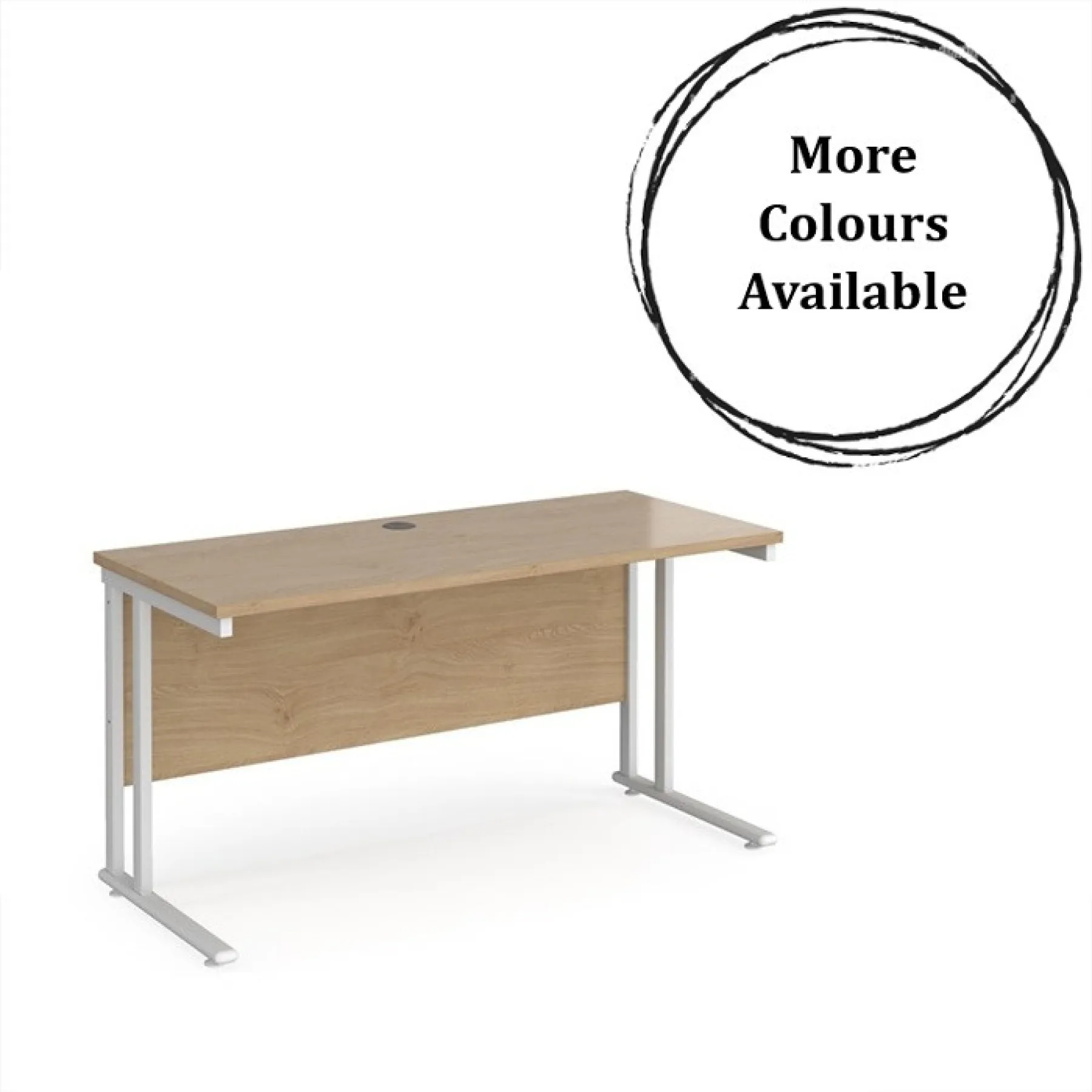 Maestro 25 rectangular slimline desk main