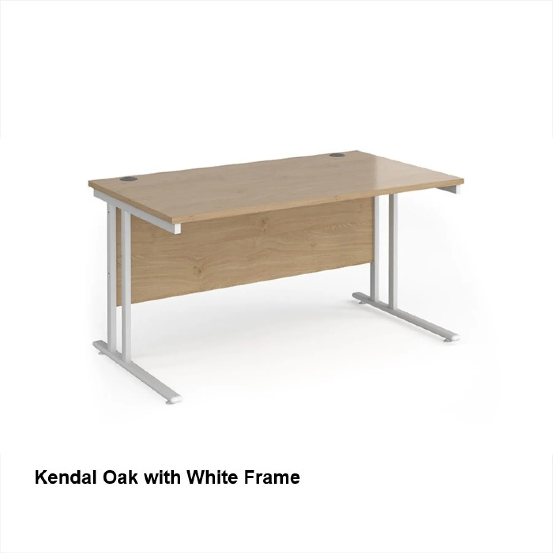 Maestro 25 rectangular desk kendal oak