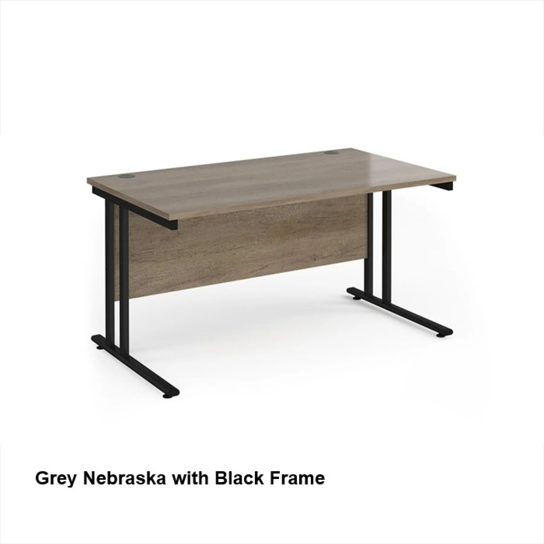Maestro 25 rectangular desk grey nebraska