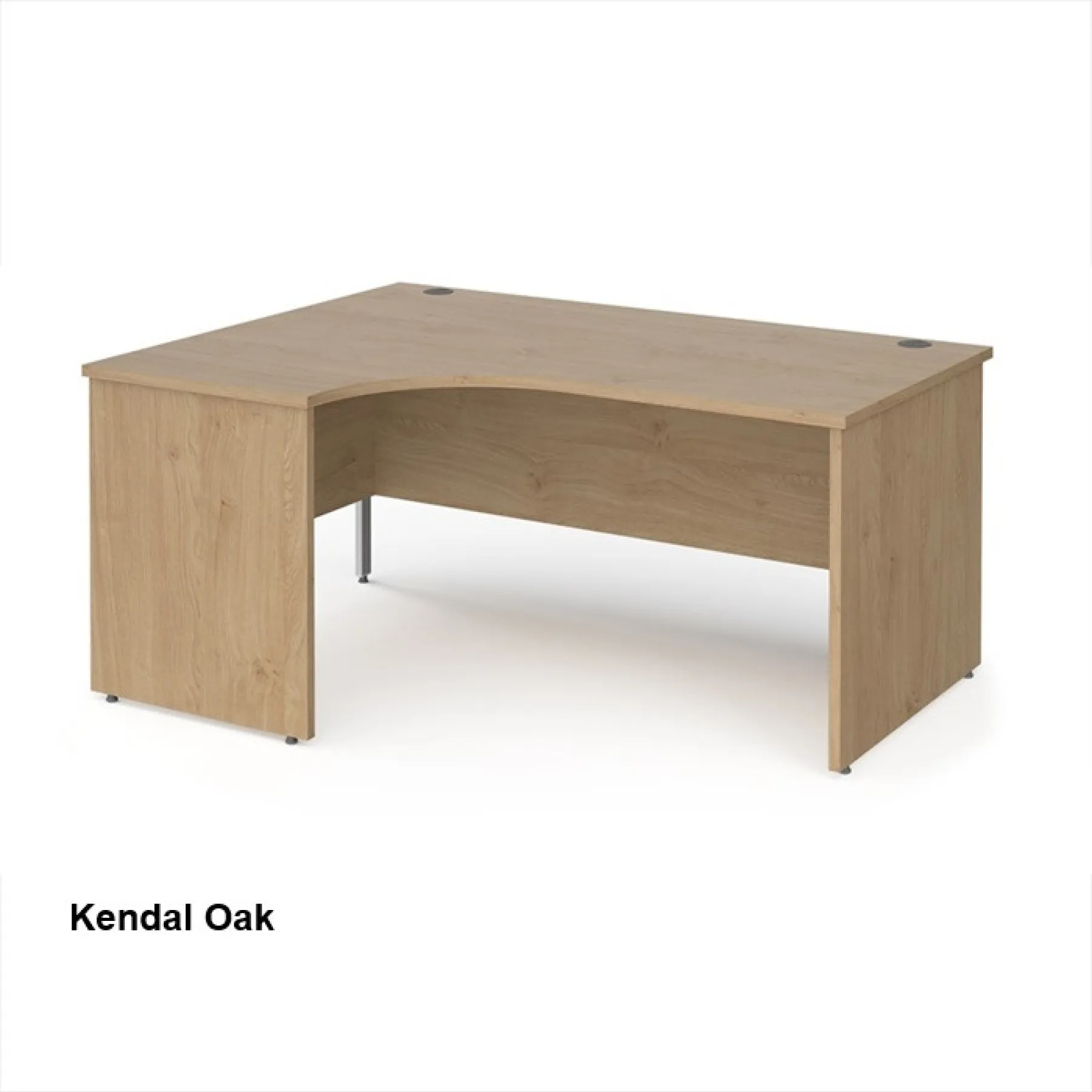 Maestro 25 ergonomic panel desk kendal oak
