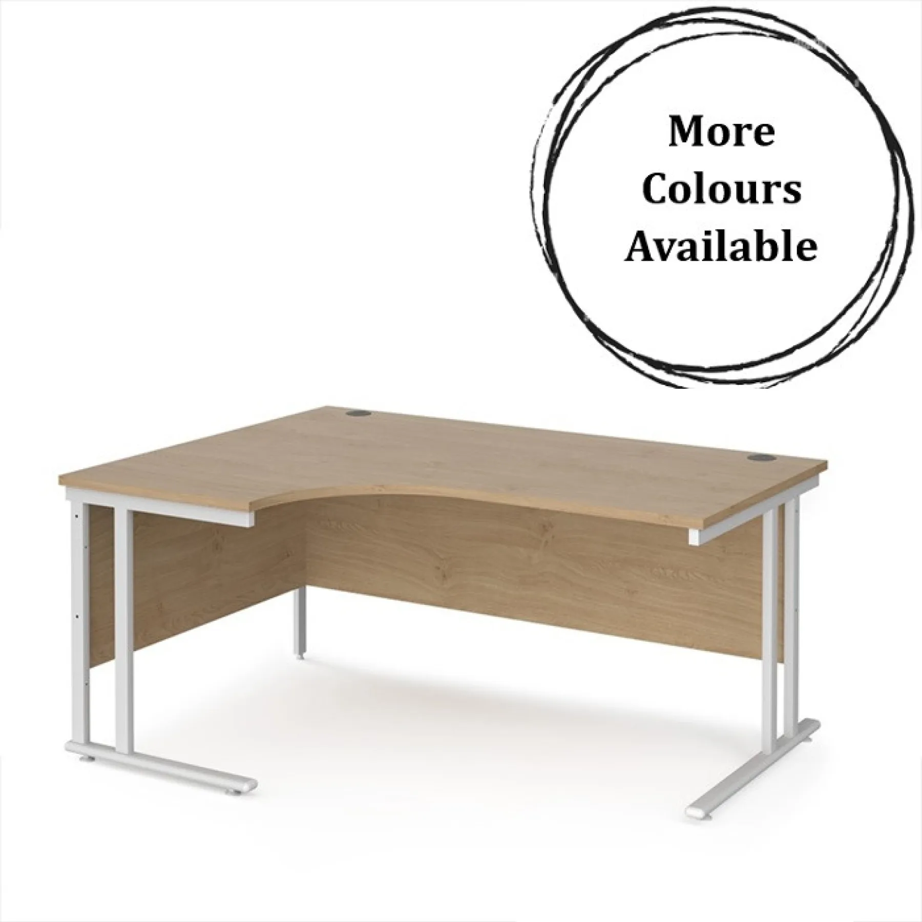 Maestro 25 ergonomic desk kendal oak main