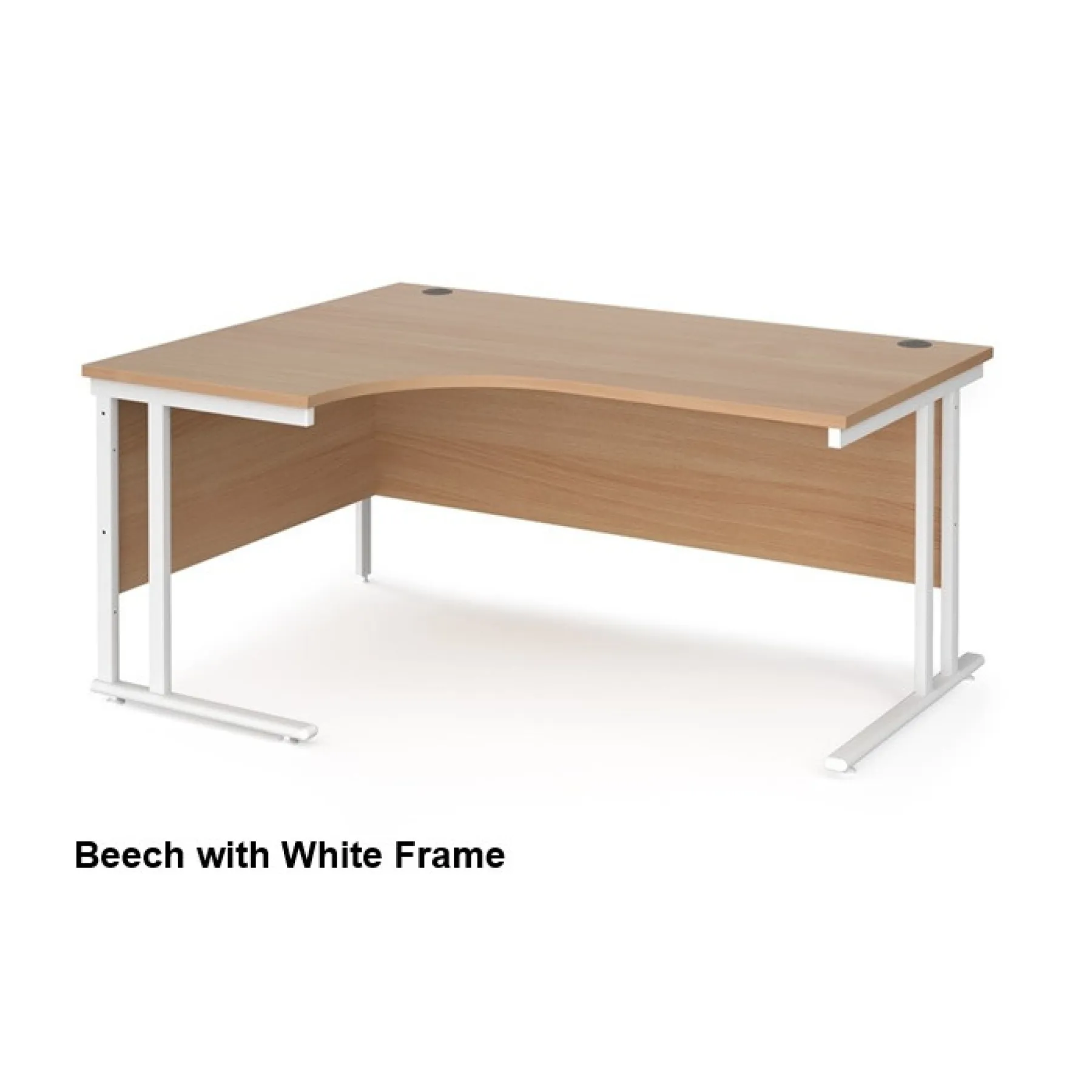 Maestro 25 ergonomic desk beech