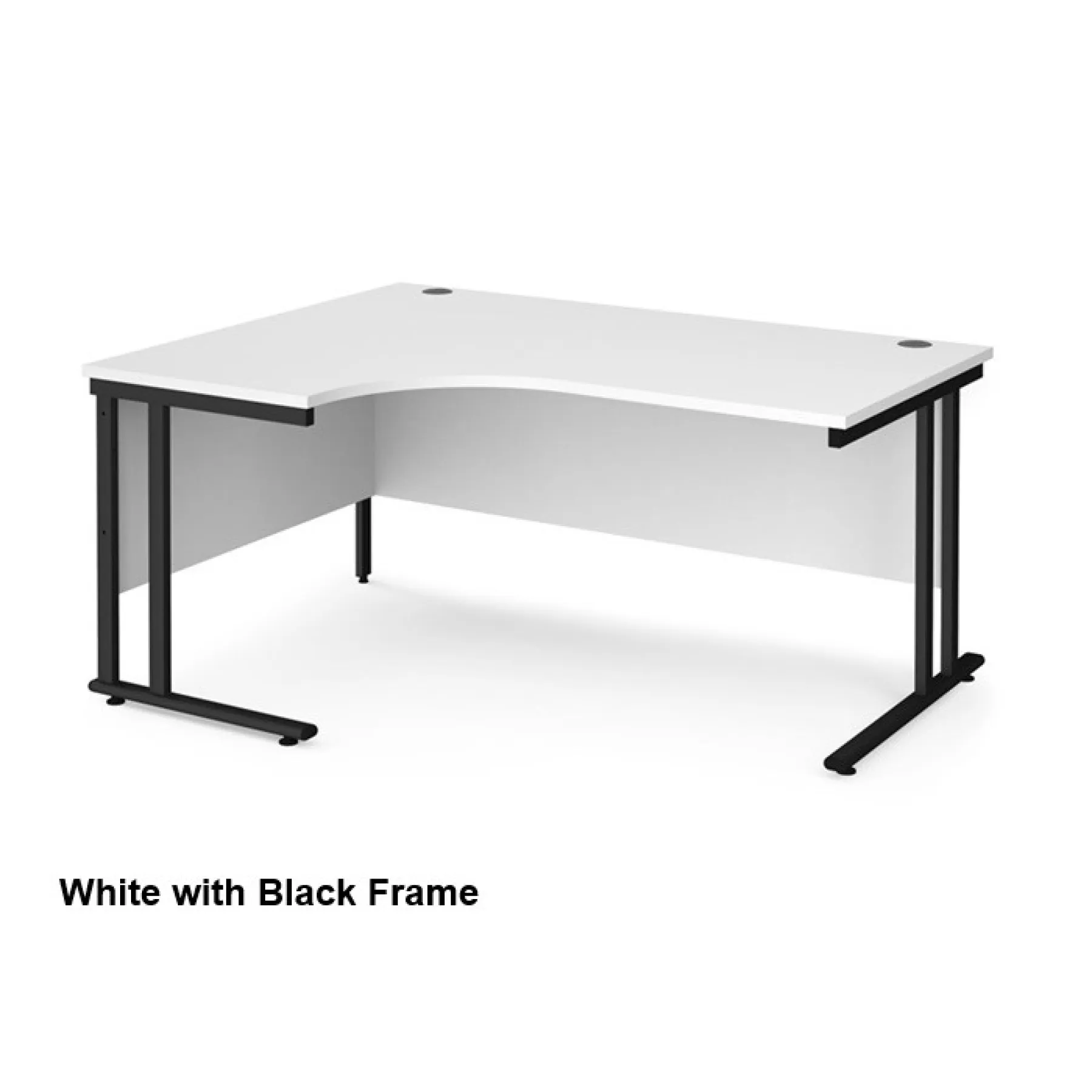 Maestro 25 ergonomic desk white