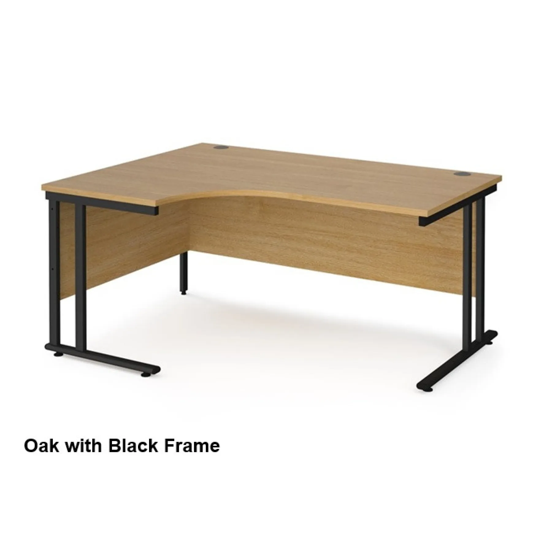 Maestro 25 ergonomic desk oak