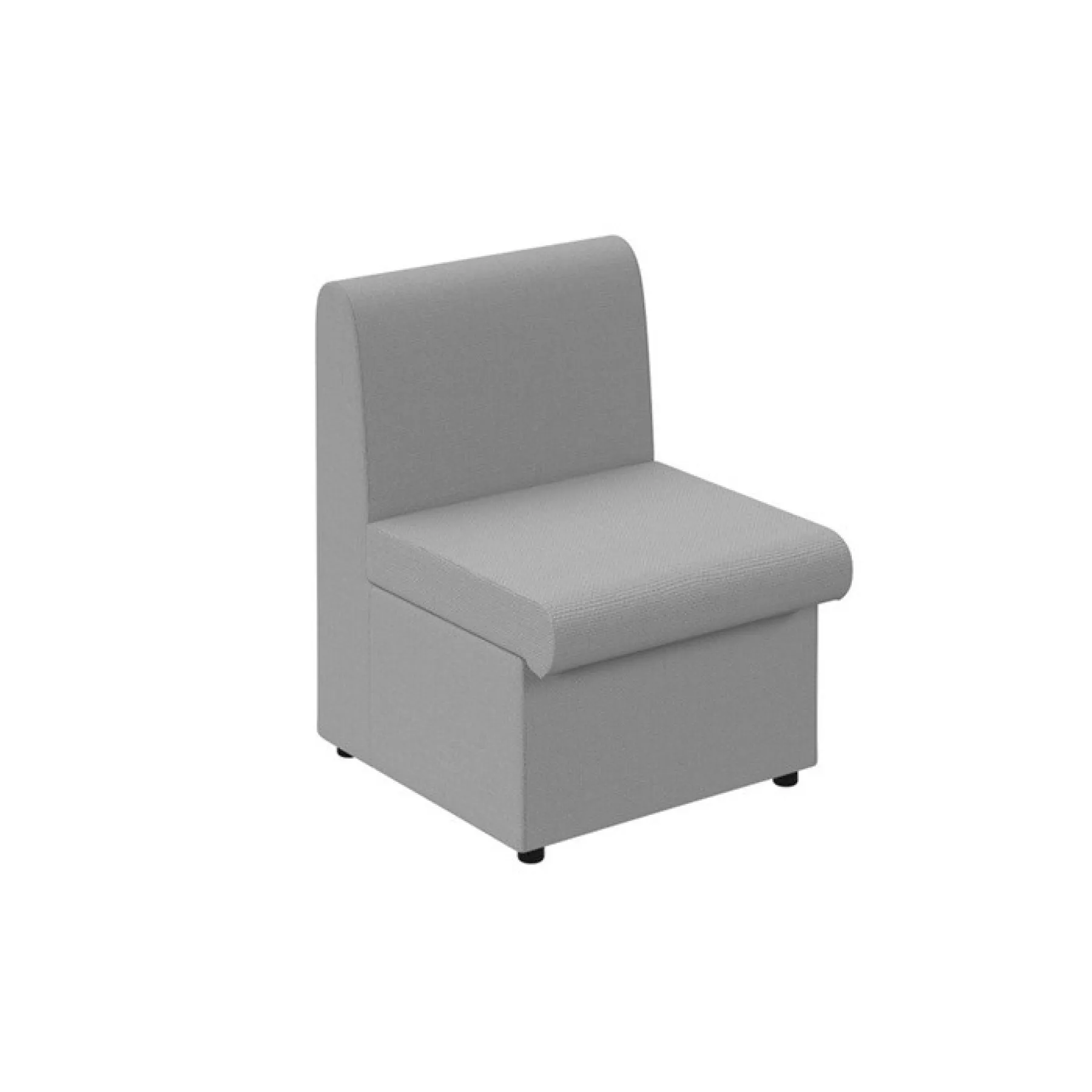 Una modular seating grey una50001 sg