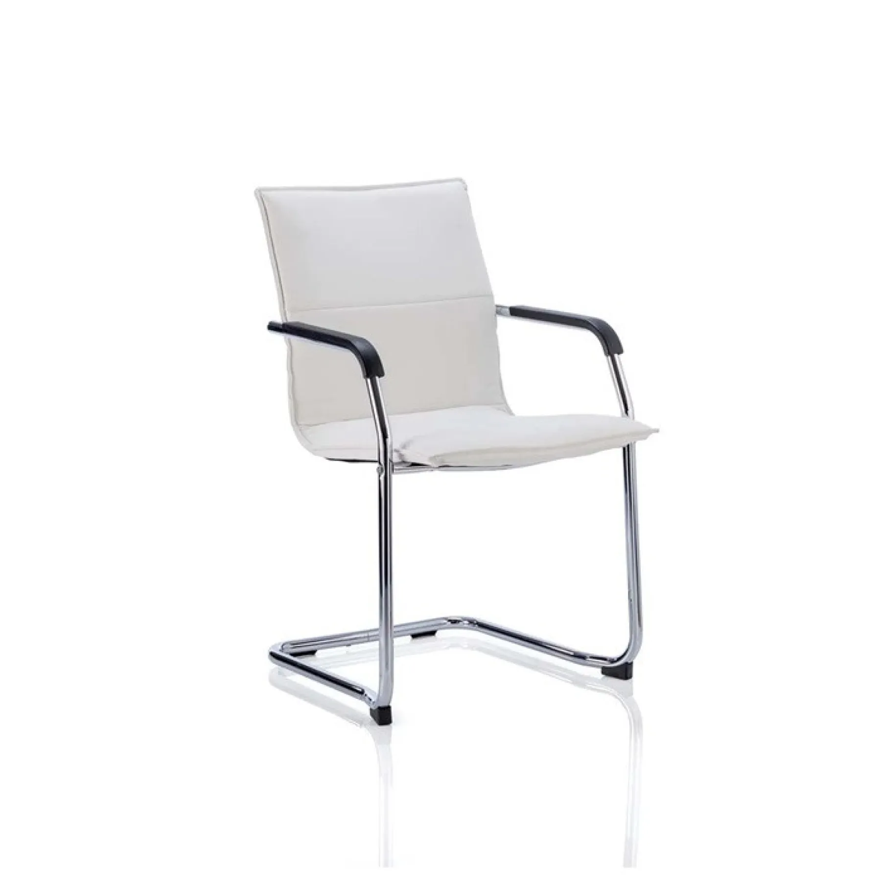Echo leather meeting chair white