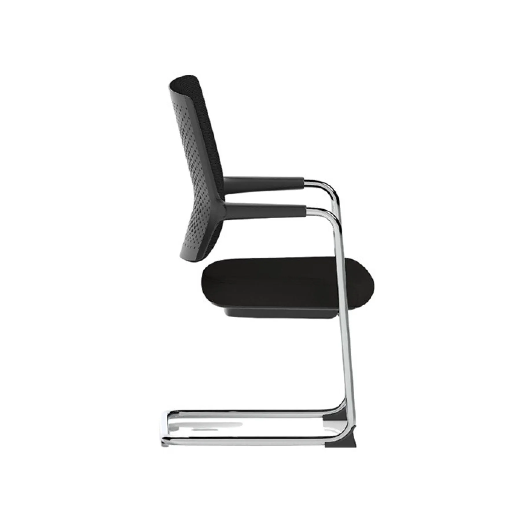 Vero airmesh back cantilever chair side