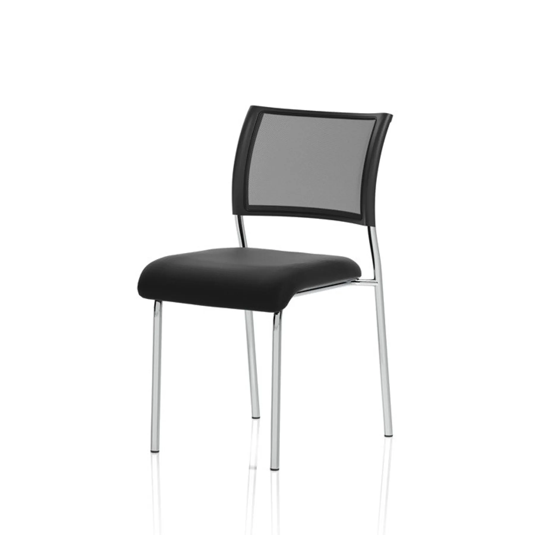 Brunswick stacking chair front angle