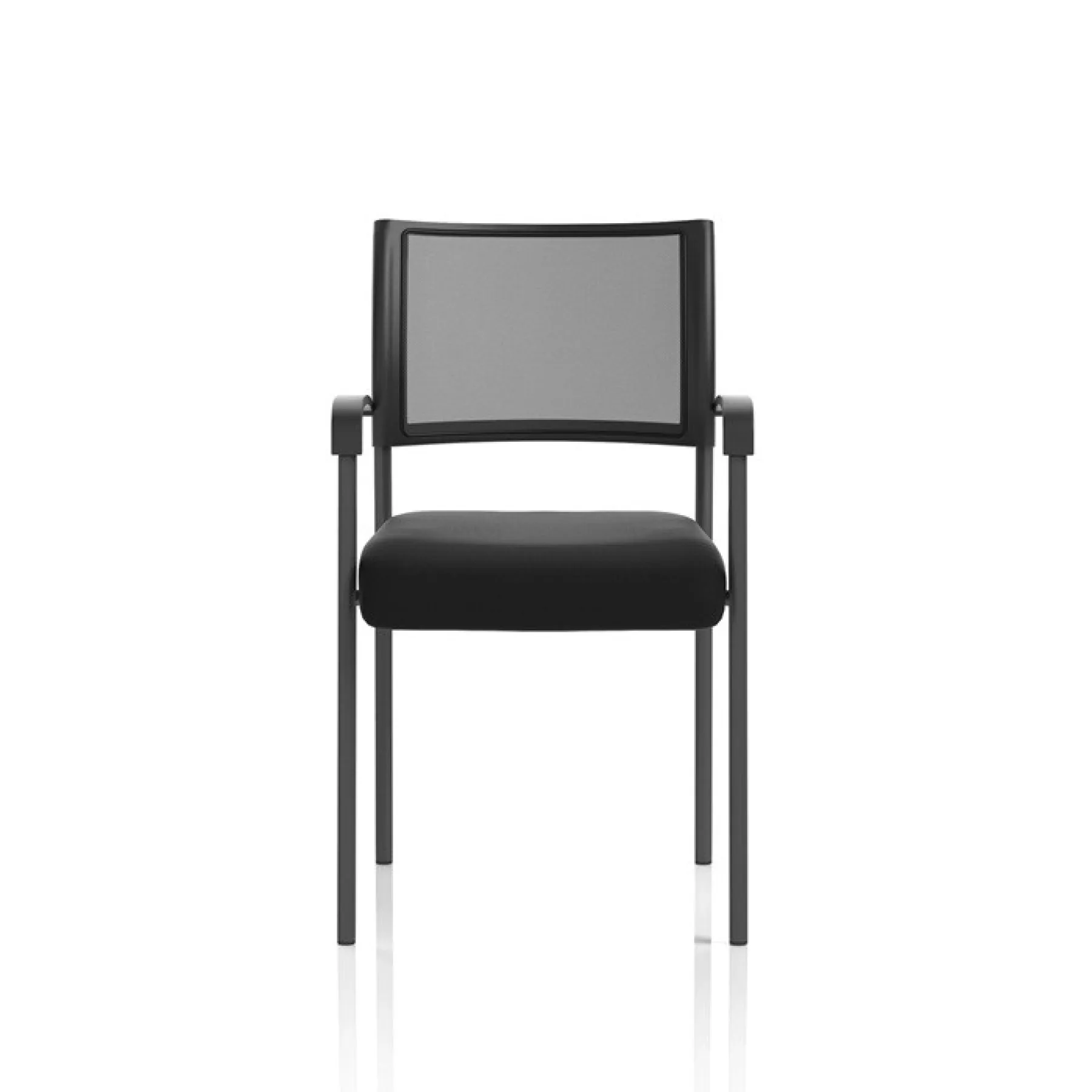 Brunswick mesh back armchair meeting chair front