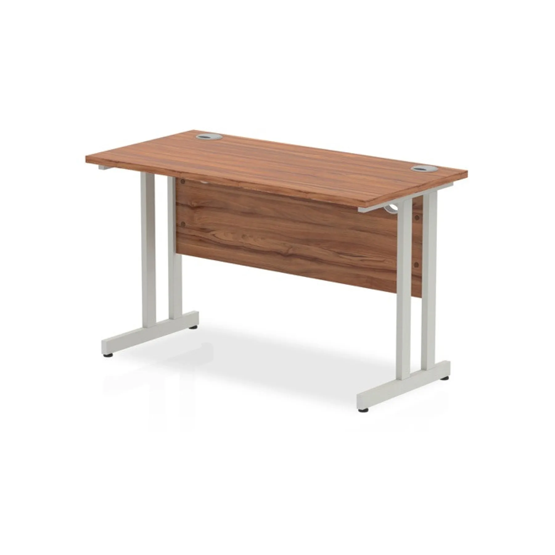 Walnut slimline desk dynamic impulse