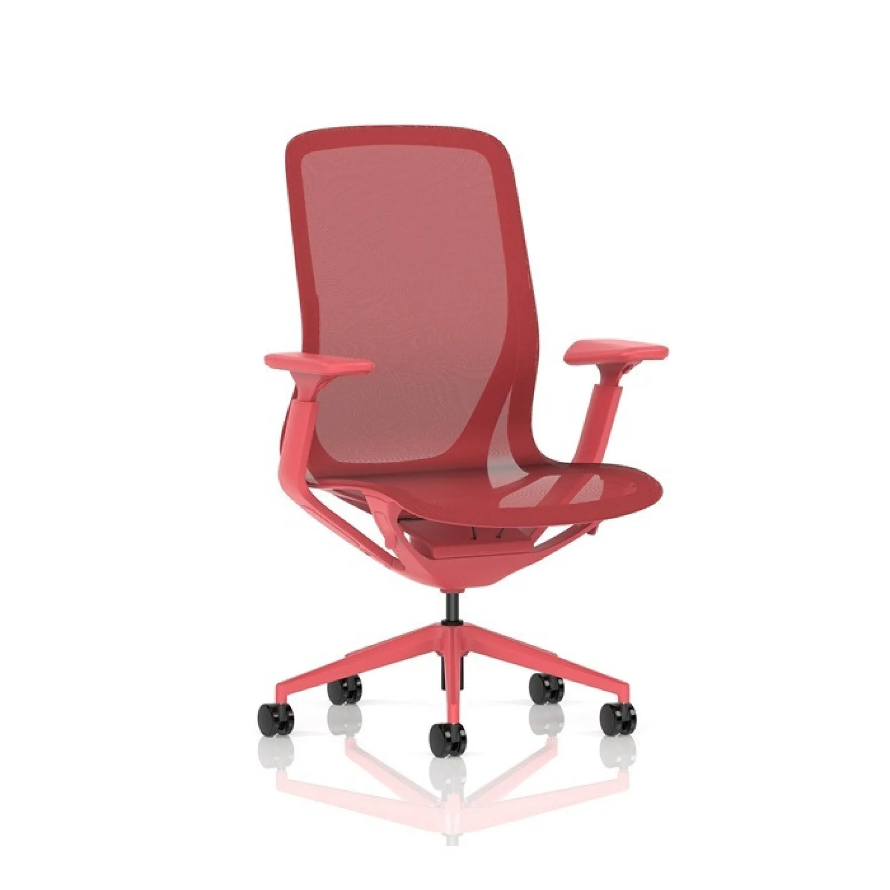 Lumo mesh executive chair volt red without headrest ex000273