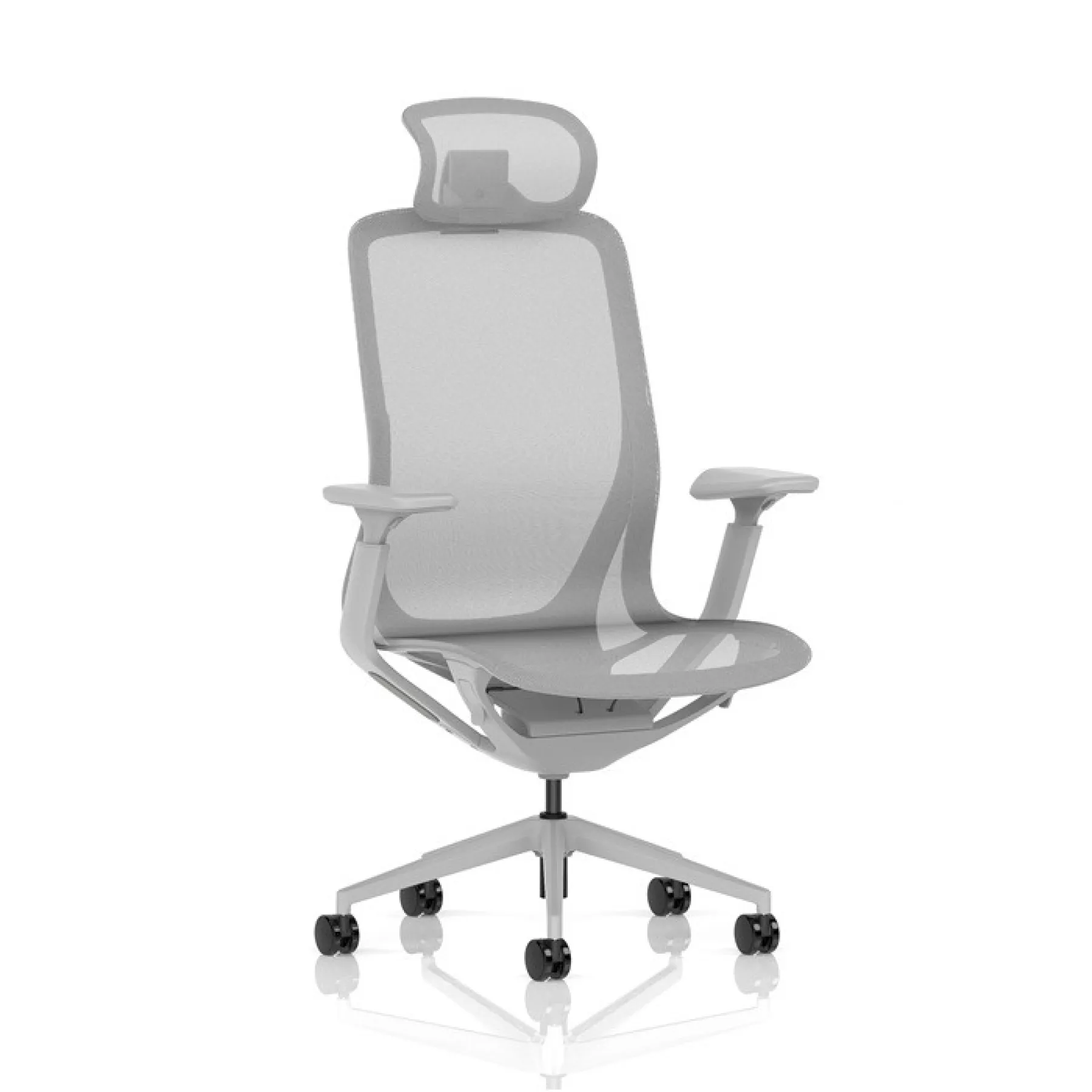 Lumo mesh executive chair halo grey with headrest ex000270