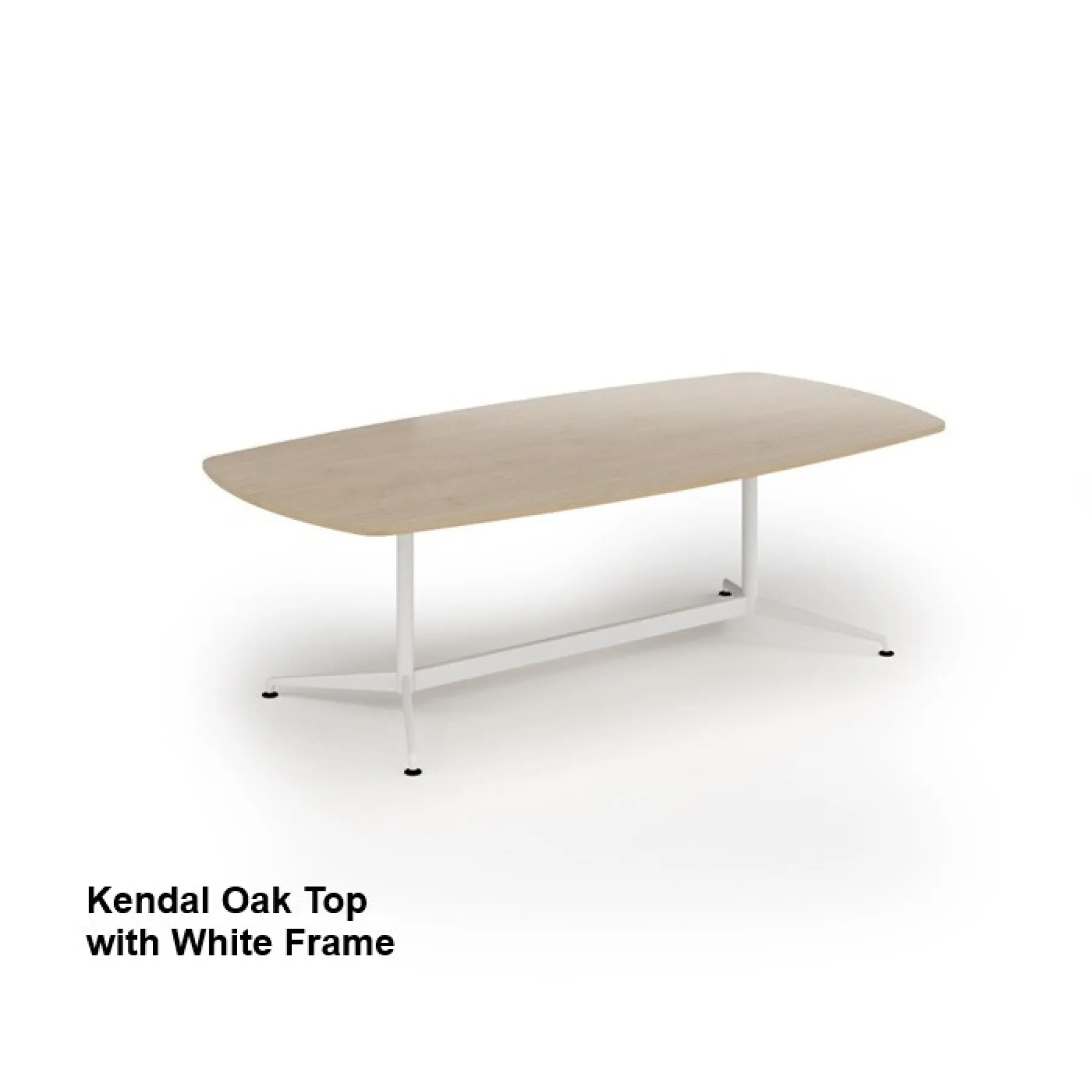 Loft boardroom table kendal oak ltw2412