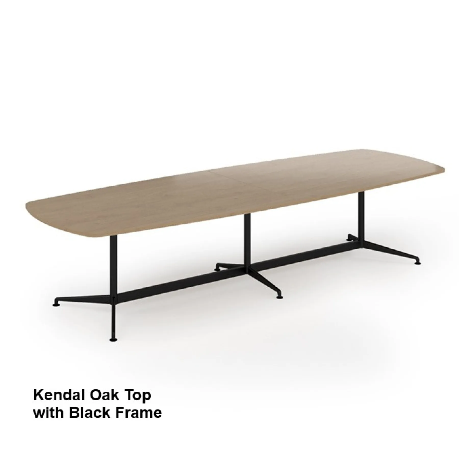 Loft boardroom table kendal oak ltw3412