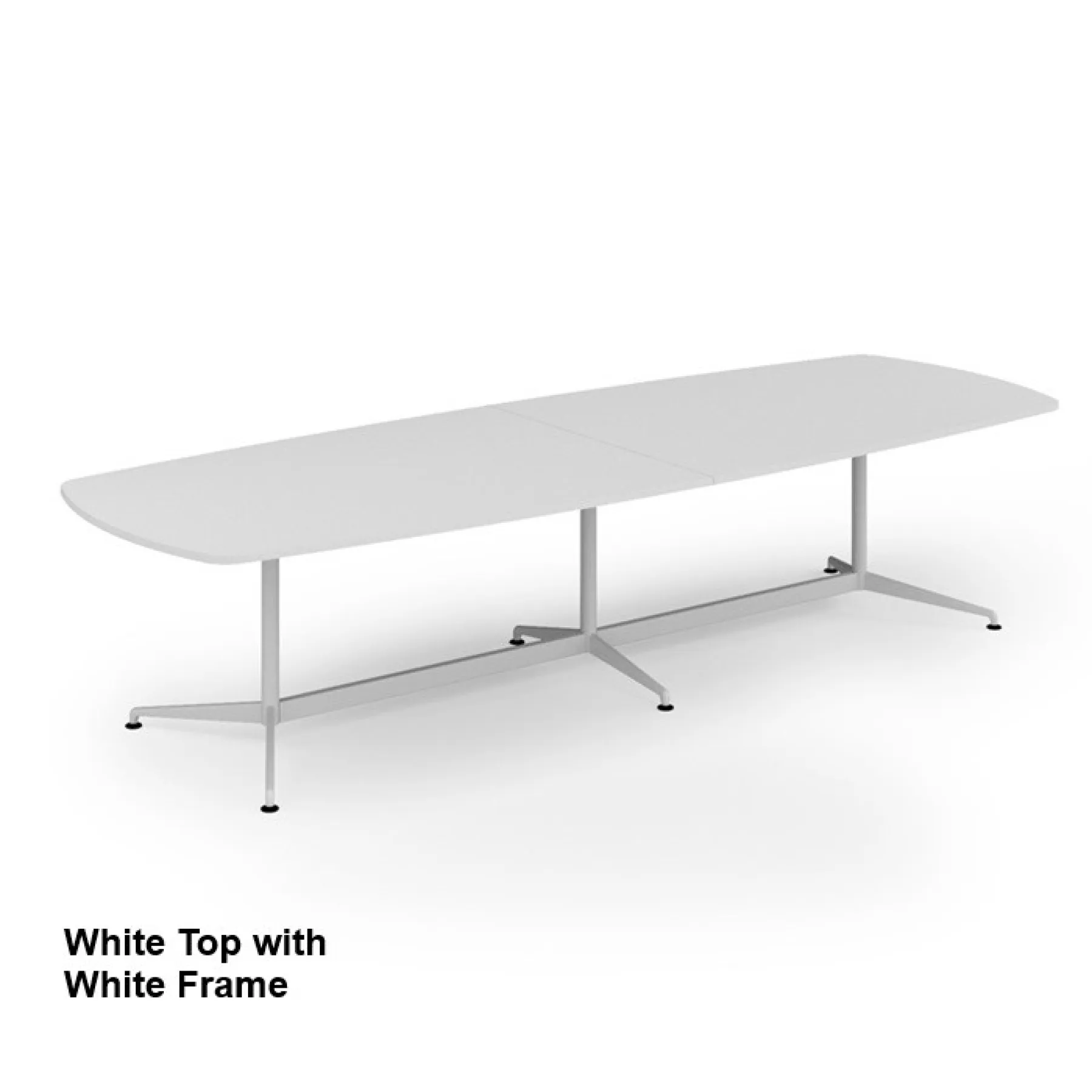 Loft boardroom table white ltw3412 colours