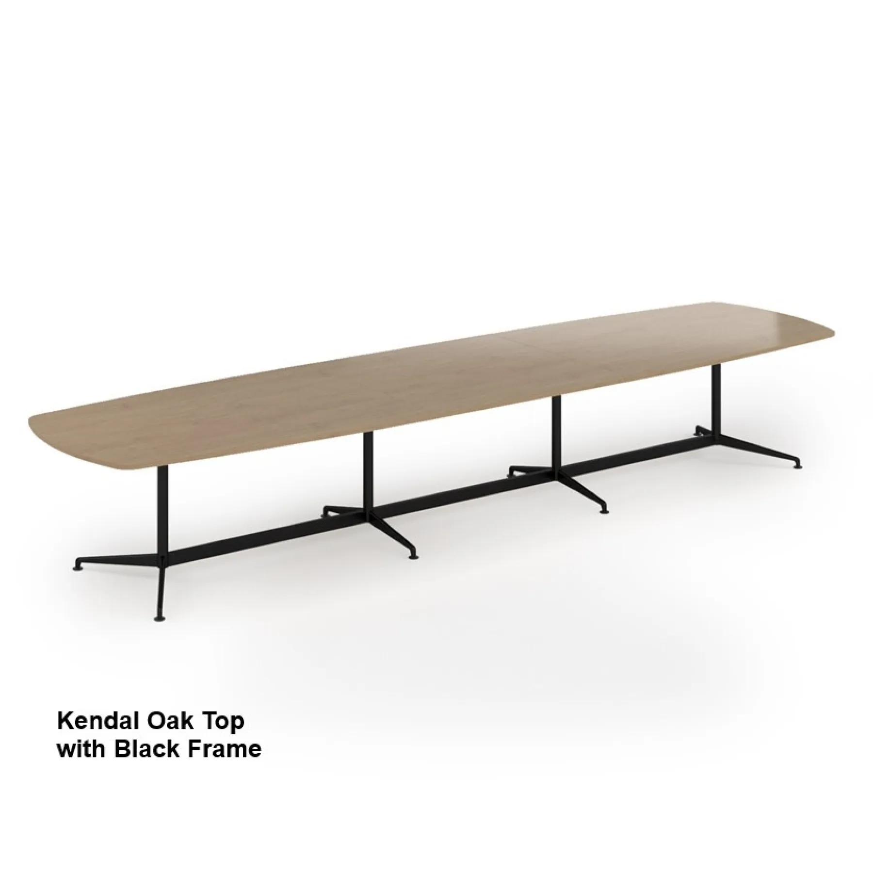 Loft large boardroom table kendal oak ltw4612