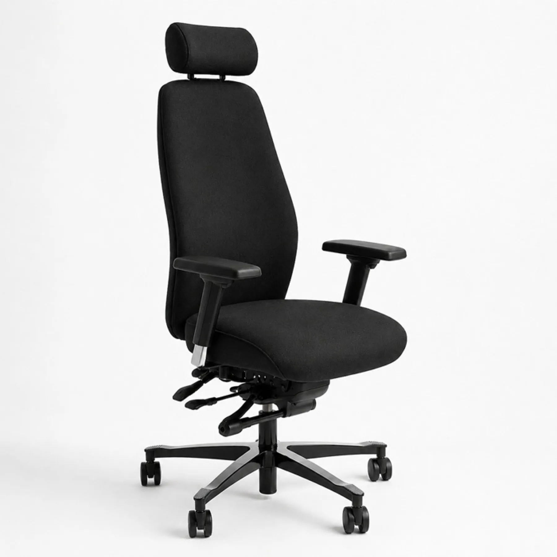 Adapt 630 ergonomic office chair with headrest black