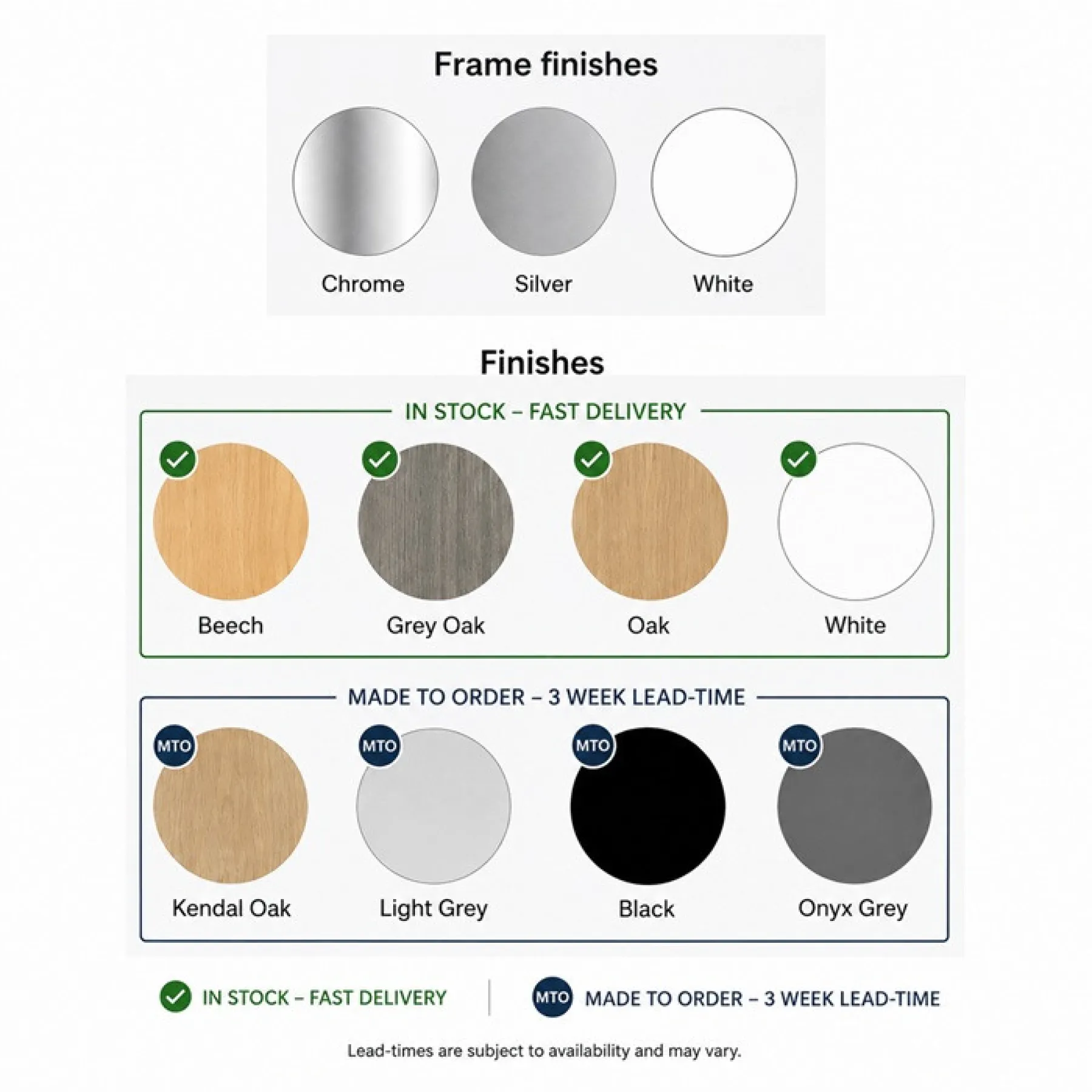 Trumpet base boardroom table finishes