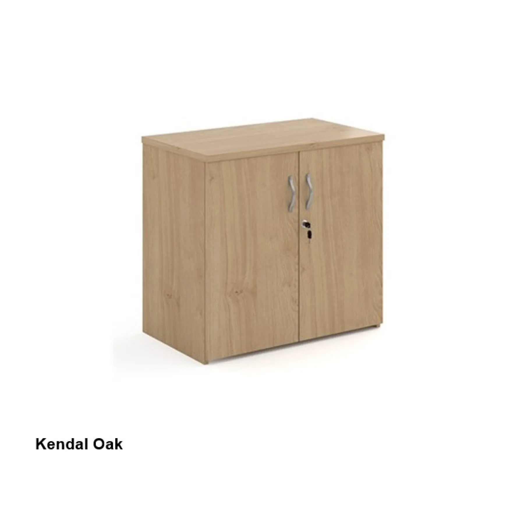 Dams double door storage cupboard 740mm high r740d kendal oak