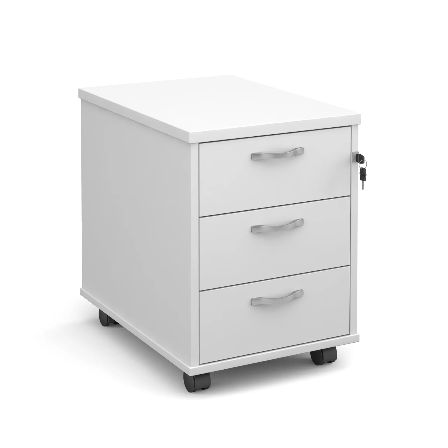 Lof direct dams 3 Drawer Mobile Pedestal White R3 MWH