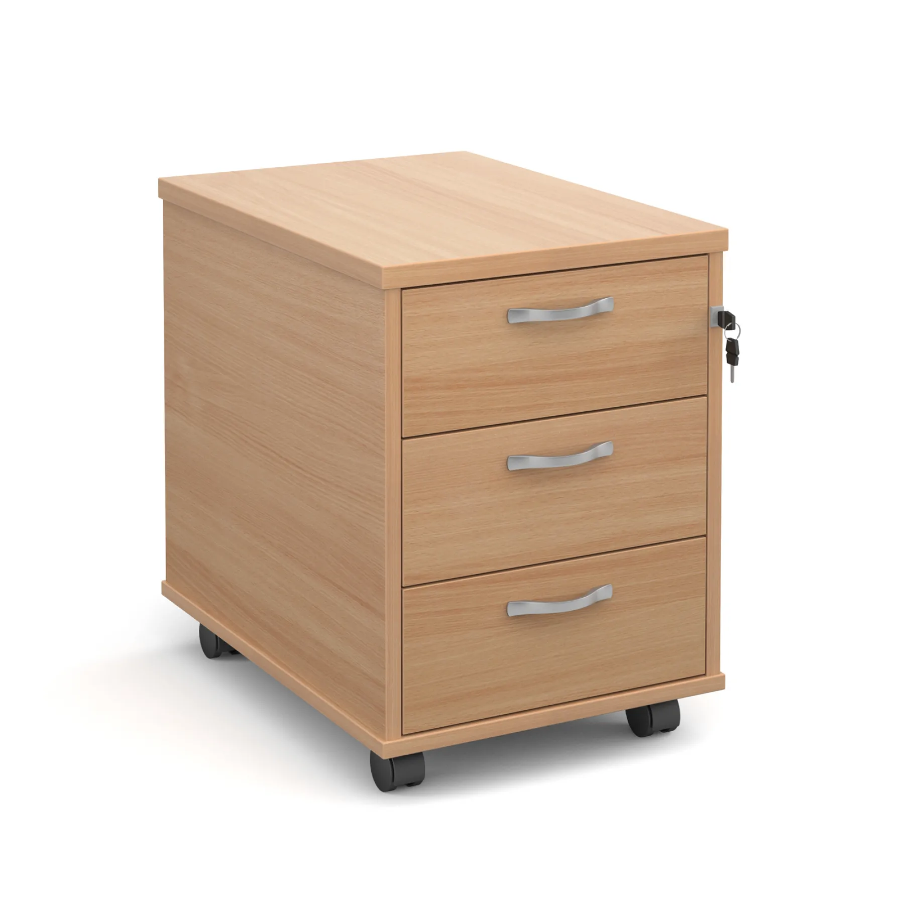 Lof direct dams 3 Drawer Mobile Pedestal Beech R3 MB