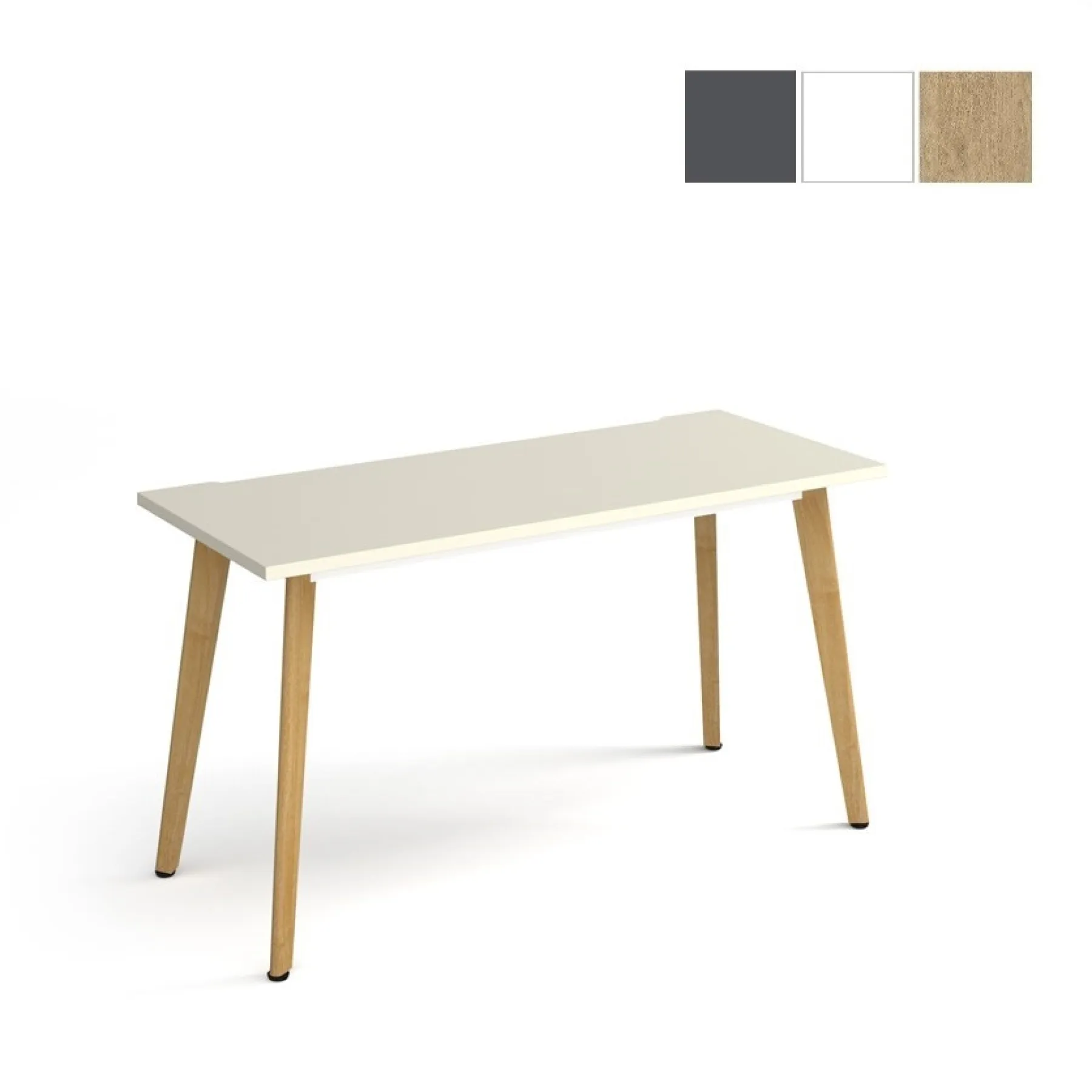 LOF dams Giza desk white top 13953 colour option