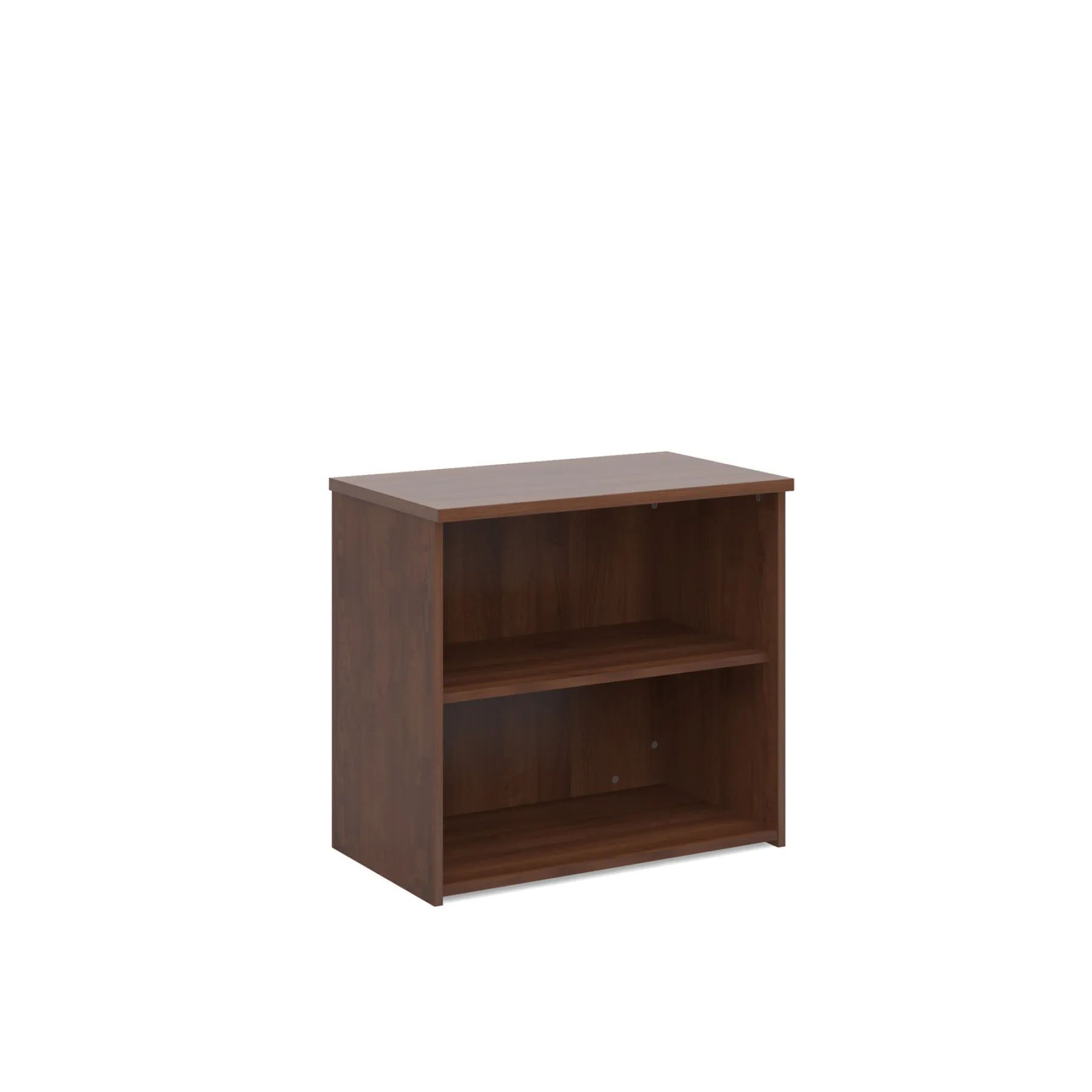 Lof direct dams bookcase 740mm high Walnut R740 W