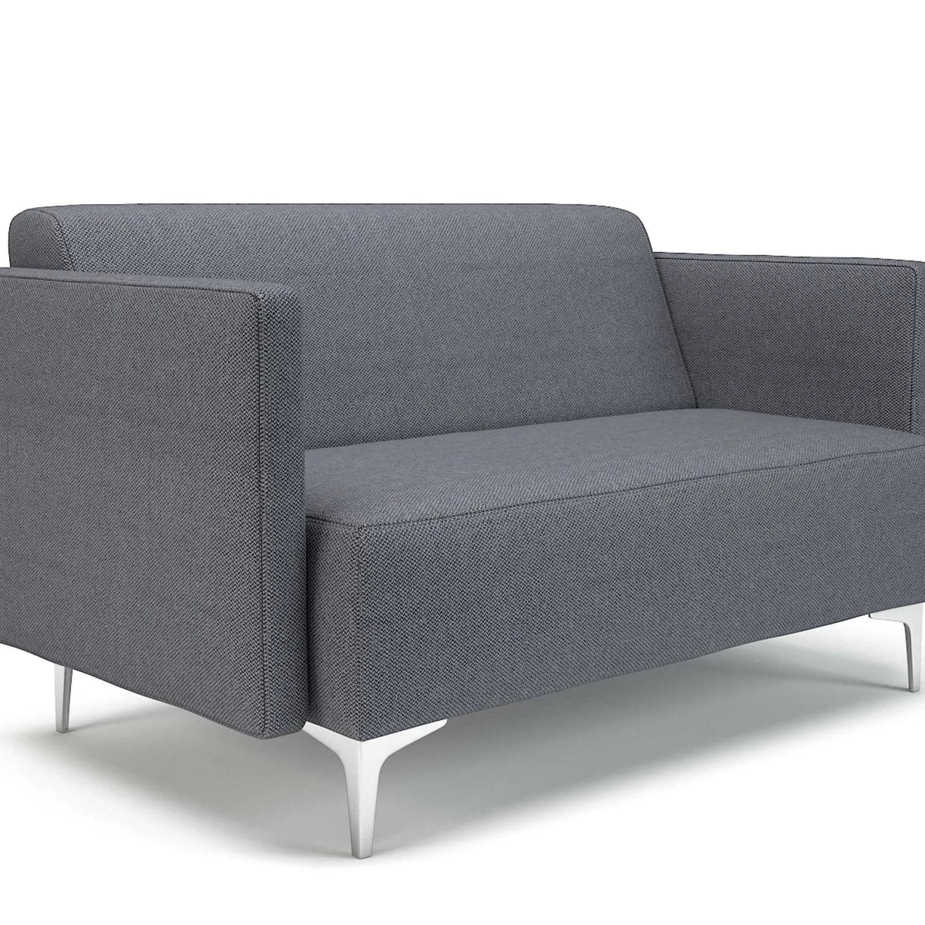 LOF Direct Dynamic Napa slim arm wide sofa Camira Era GREY