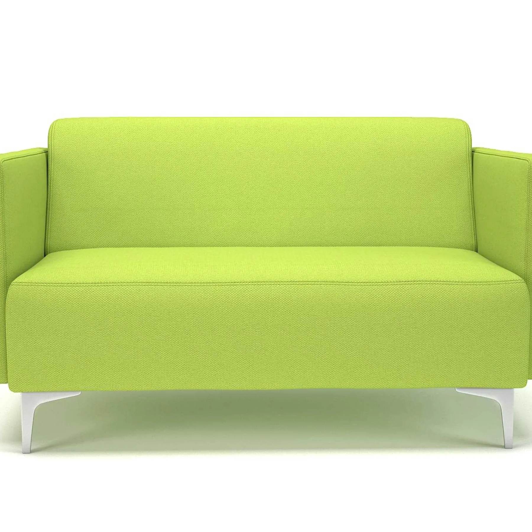 LOF Direct Dynamic Napa slim arm wide sofa Camira Era LIME