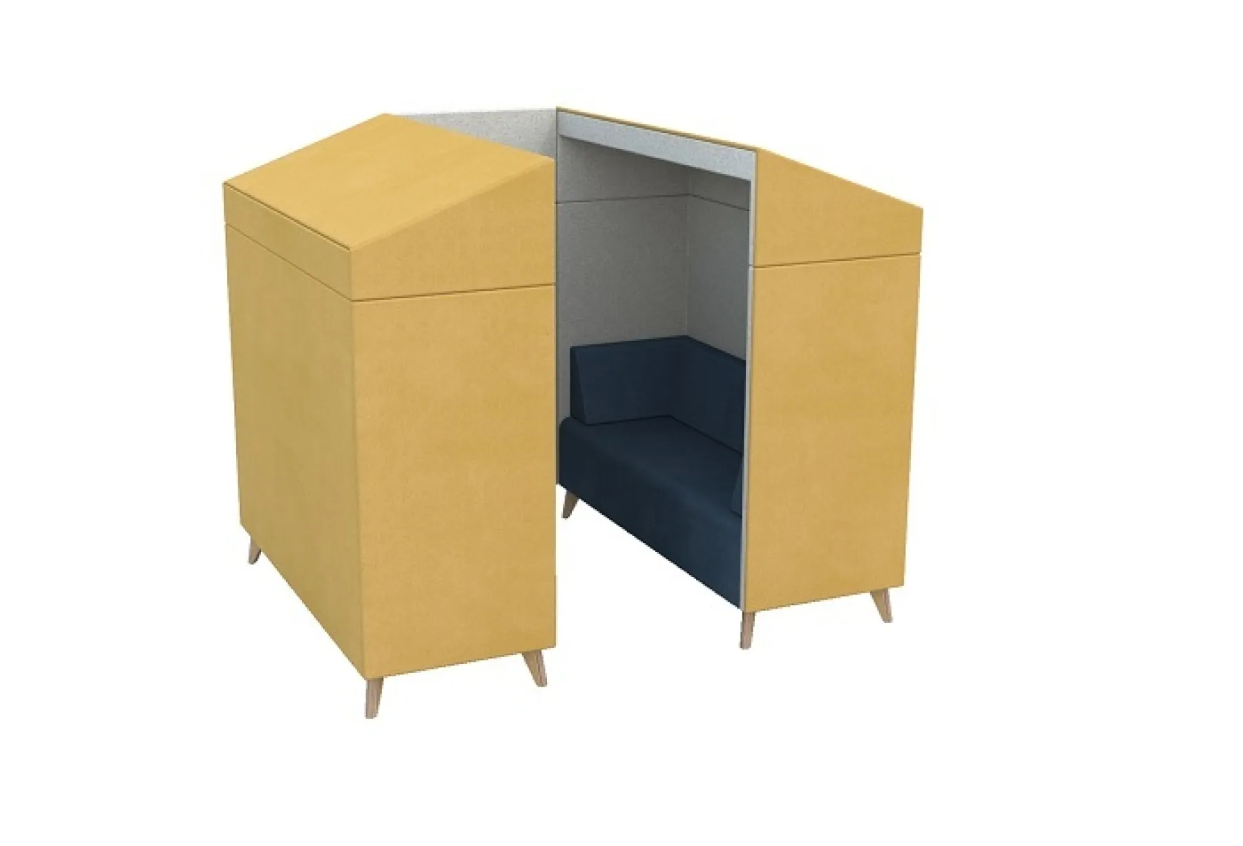 LOF Direct Sven Screen D 2 seater booth with hood