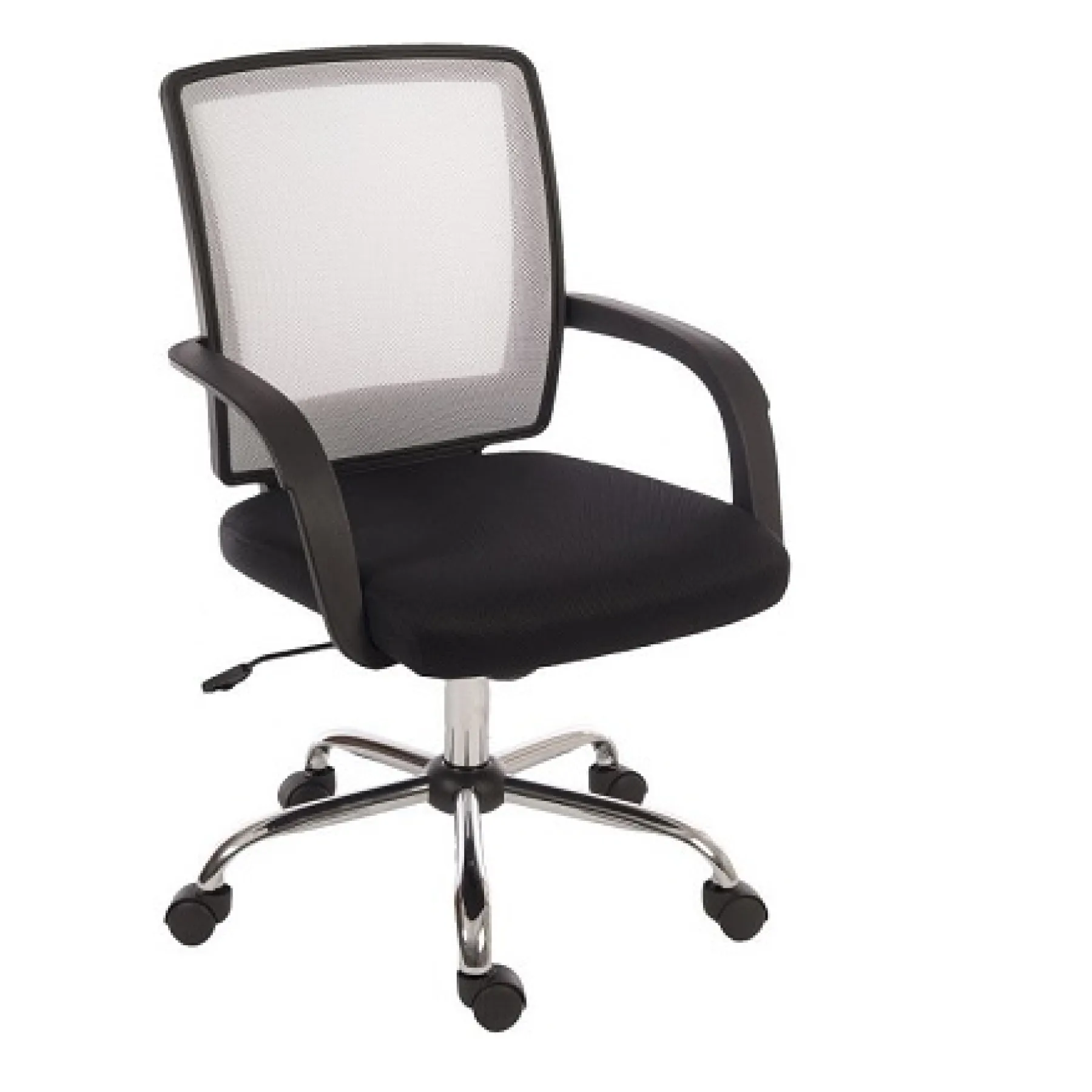 LOF Direct Teknik Star Mesh Back Chair White 6910 side