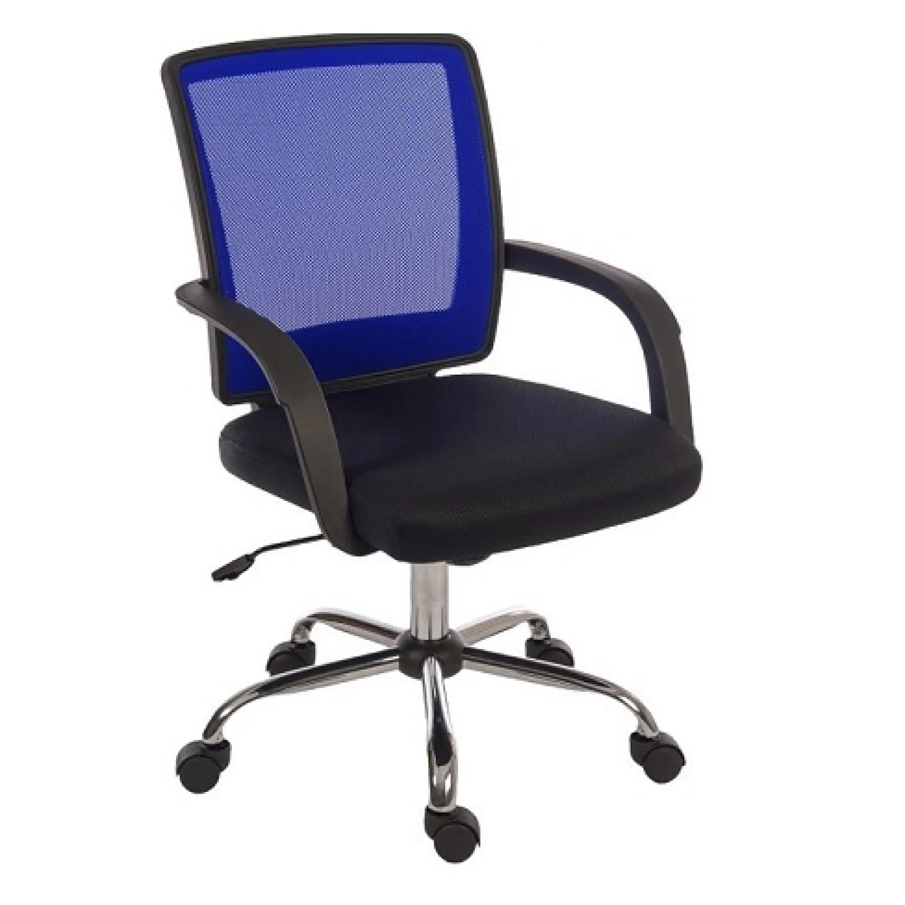 LOF Direct Teknik Star Mesh Back Chair Blue 6910 Side