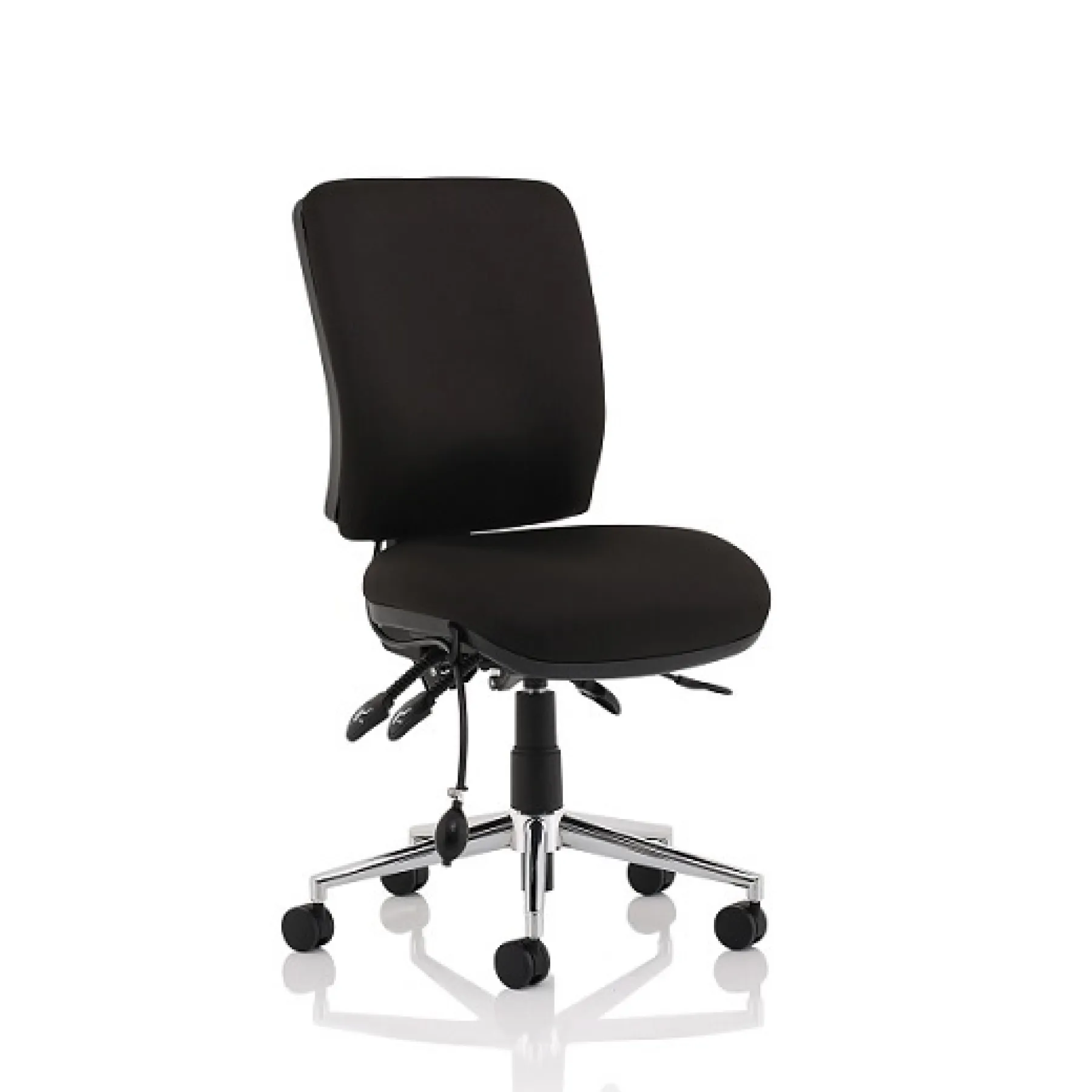 Lof Direct Dynamic chiro medium back chair black no arms OP000011