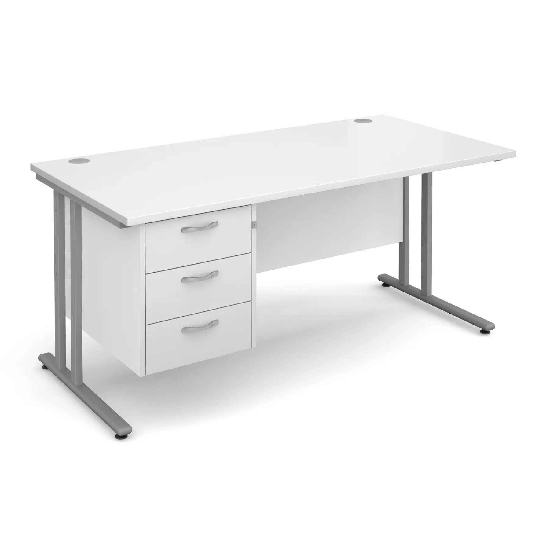 LOF Direct Dams maestro straight desk 25 SL MC16 P3 S White desk