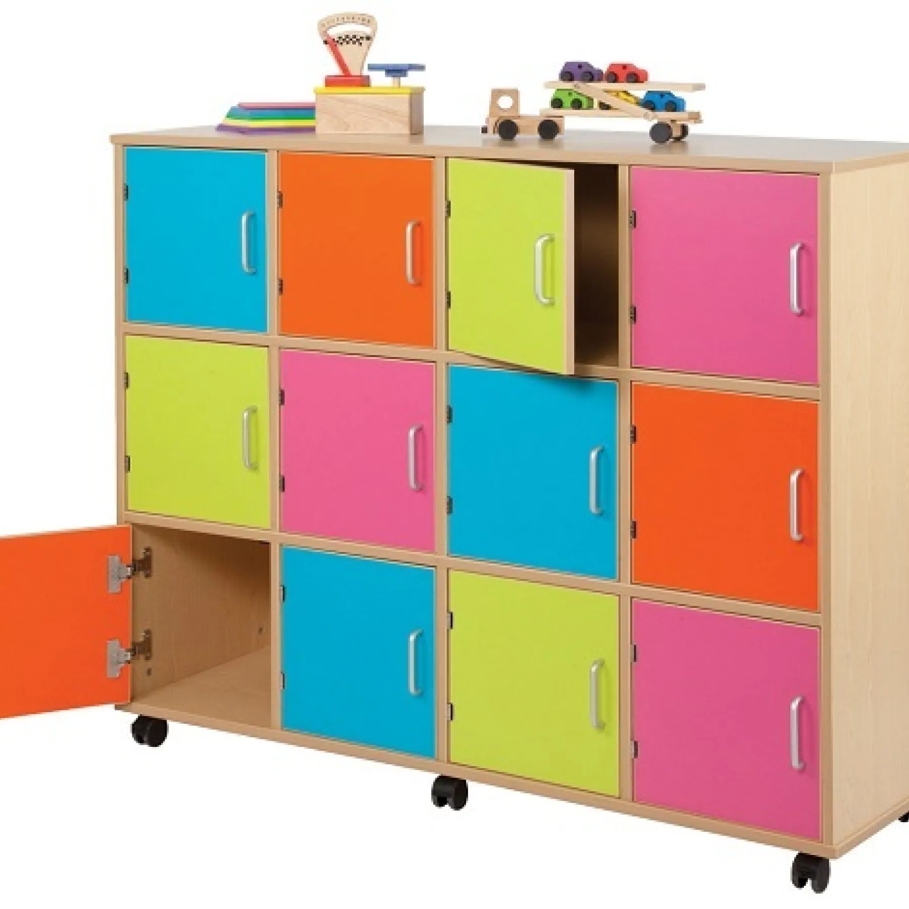 Lof direct monarch bubblegum storage lockers school furniture MEQ9001