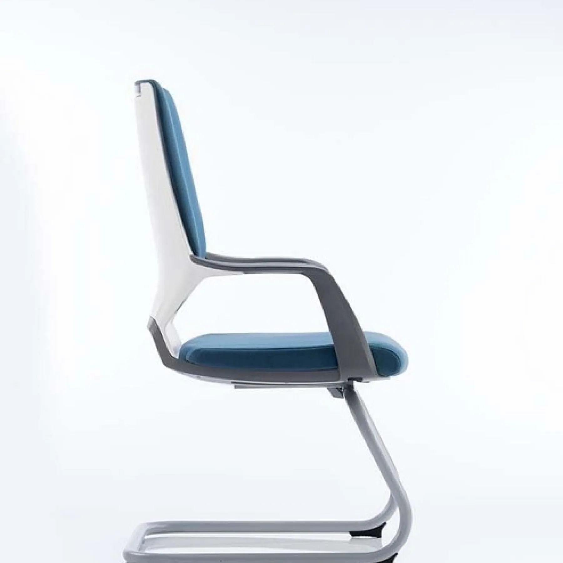 Lof Direct Dynamic Xenon Meeting Chair Blue Fabric side